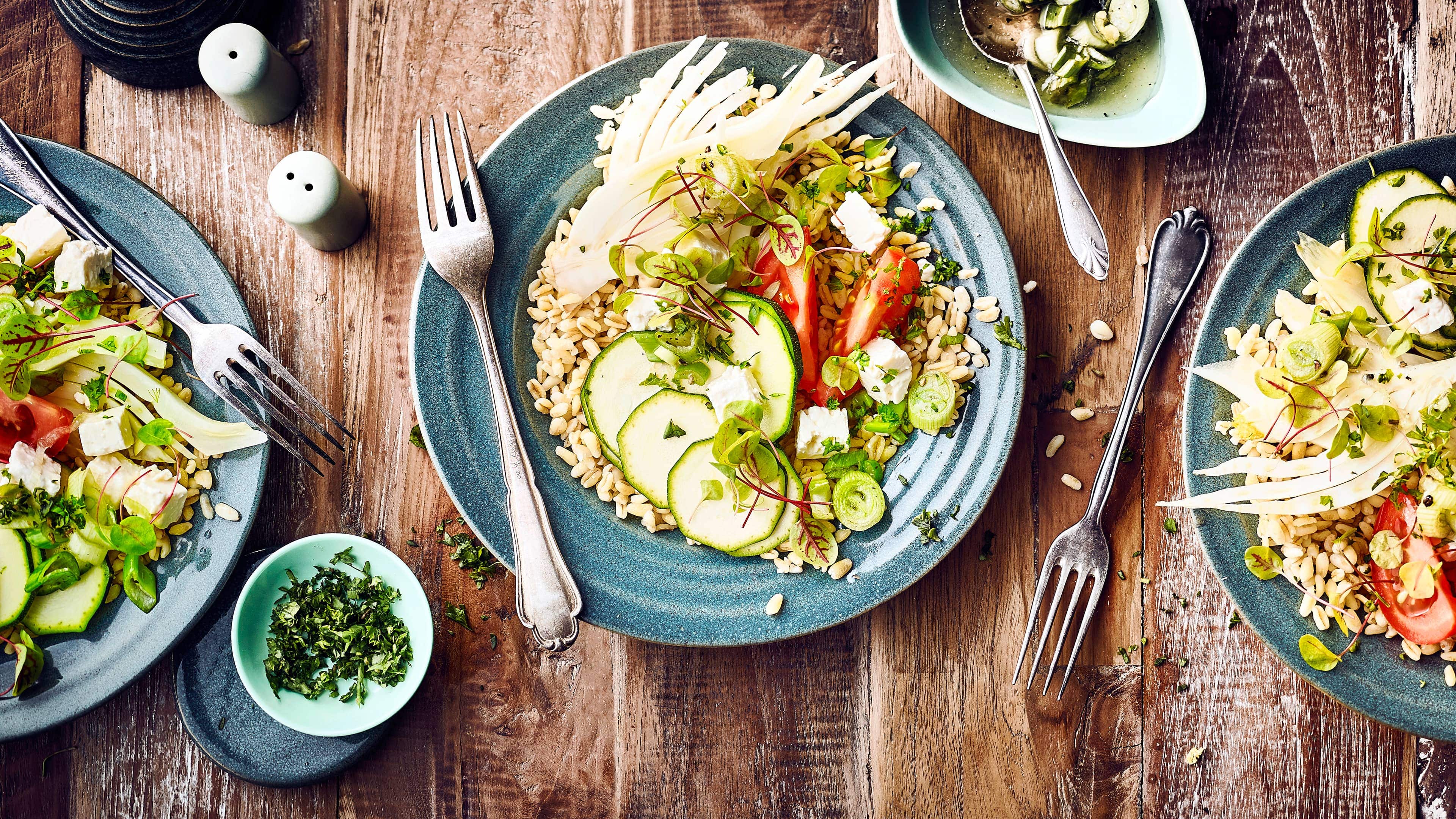 Mediterraner Salat mit Ebly Mediterraner Salat mit Ebly