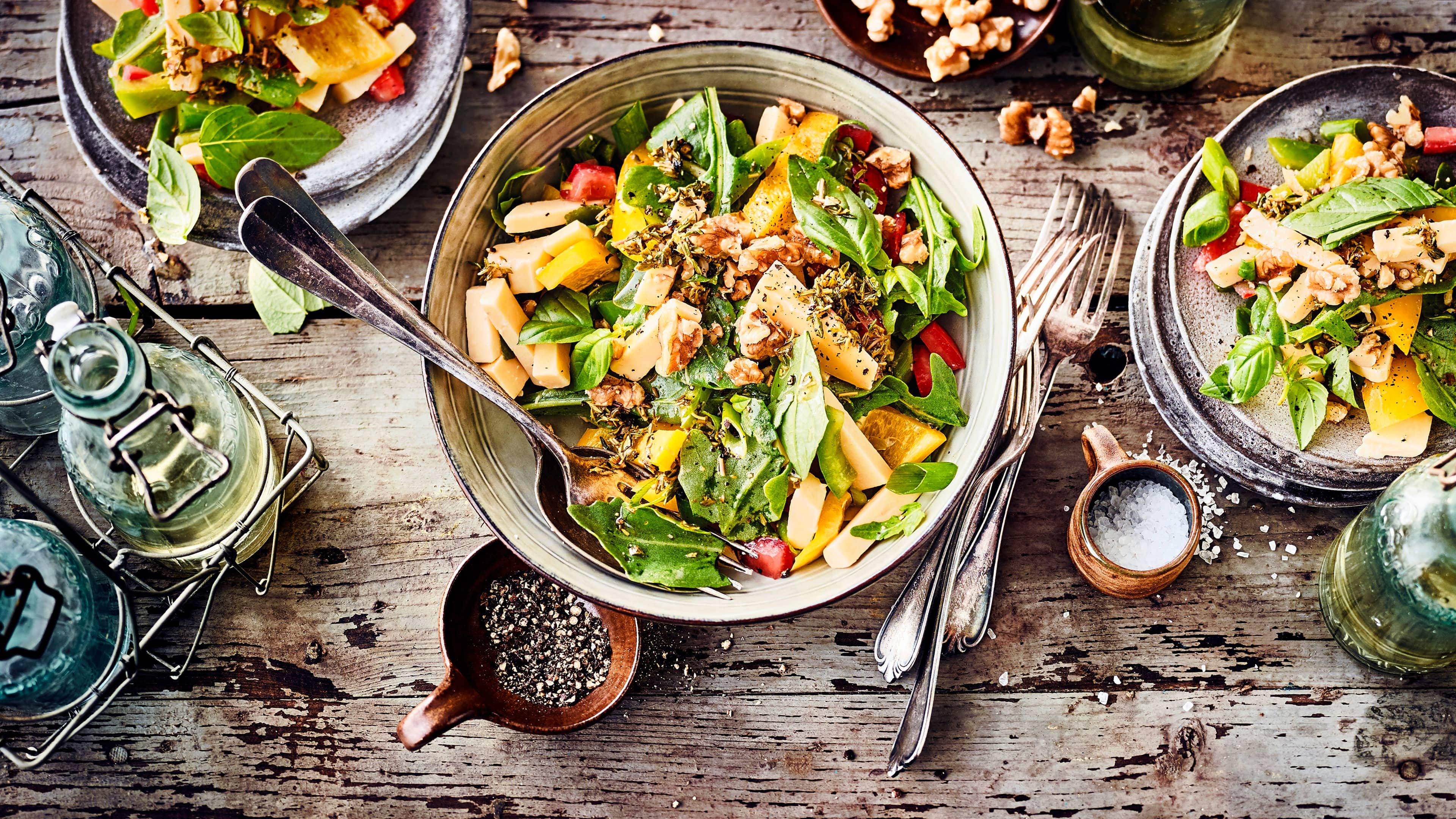 Käsesalat mit Rucola Käsesalat mit Rucola