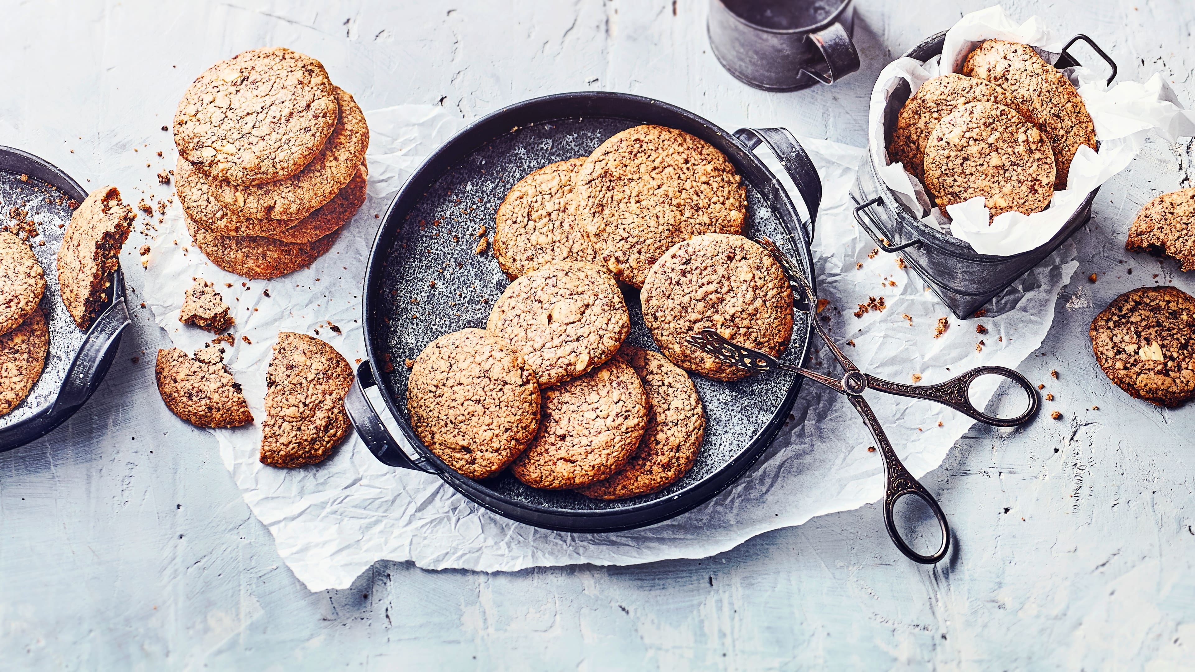 Schokoladen-Cashew-Cookies Schokoladen-Cashew-Cookies