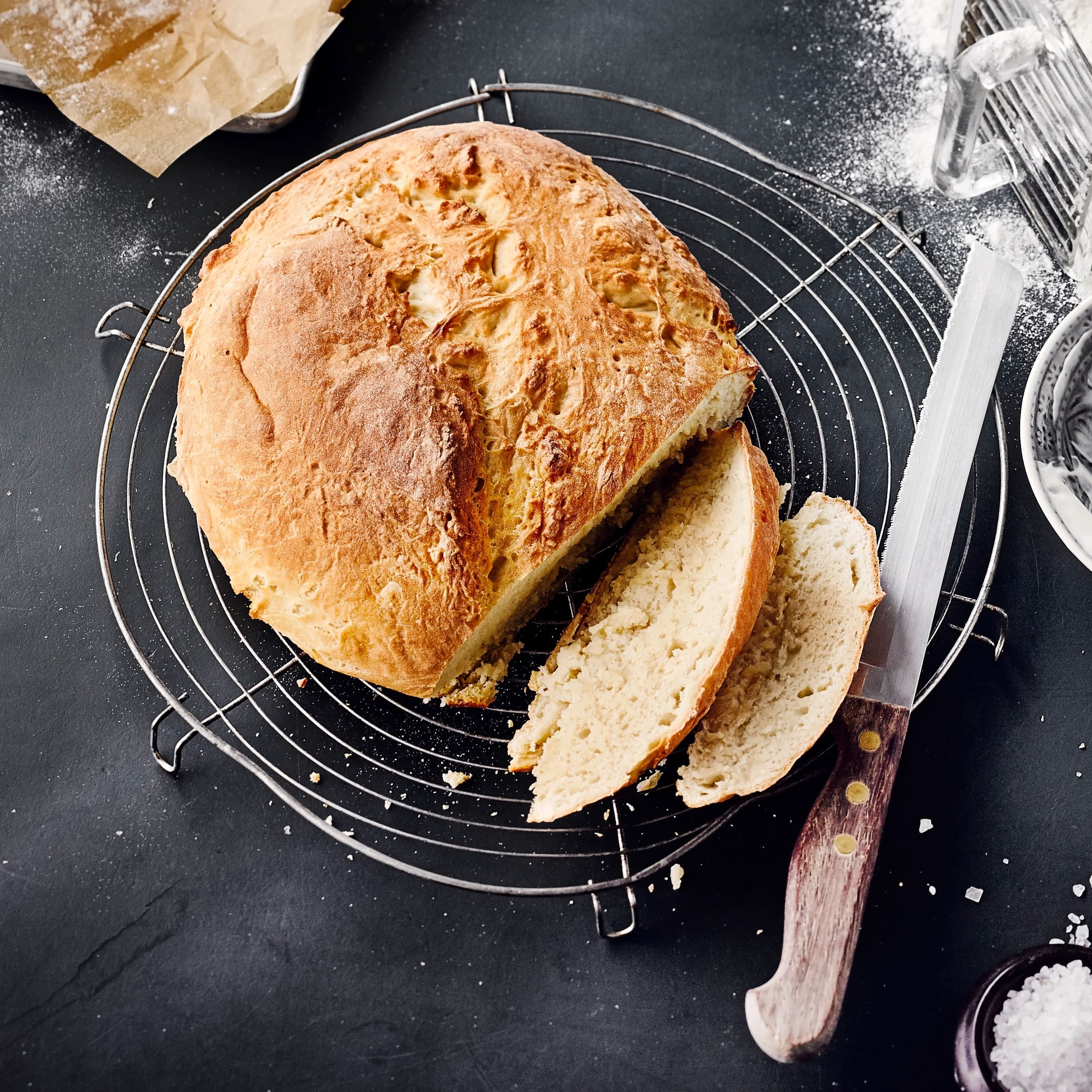 Frisches Quarkbrot aus Hefeteig selber backen