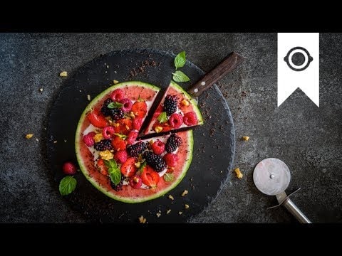 Wassermelonenpizza YouTube Platzhalterbild für ein Video mit dem Titel 'Wassermelonenpizza'.
