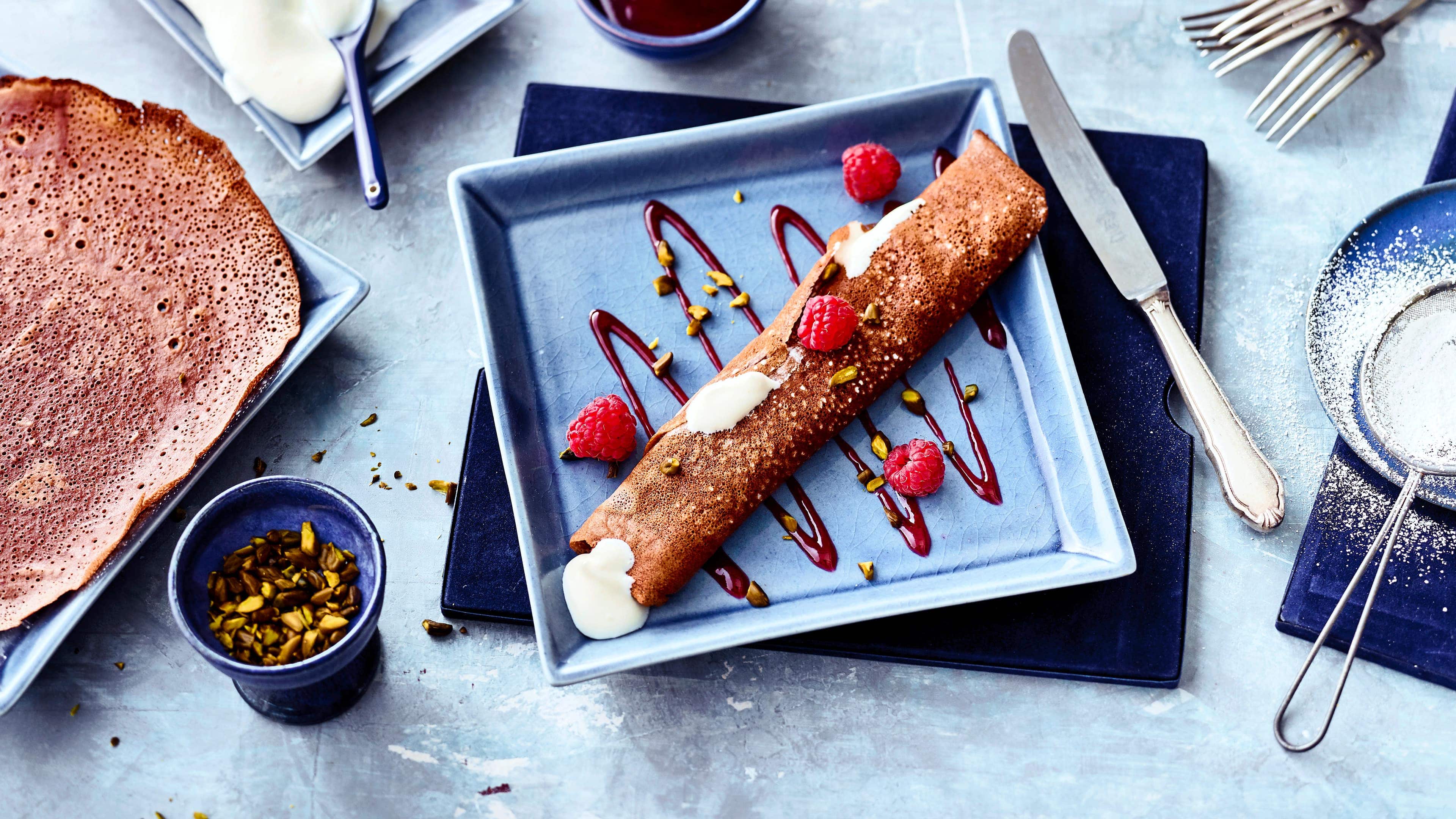 Schoko-Pfannkuchen Schoko-Pfannkuchen