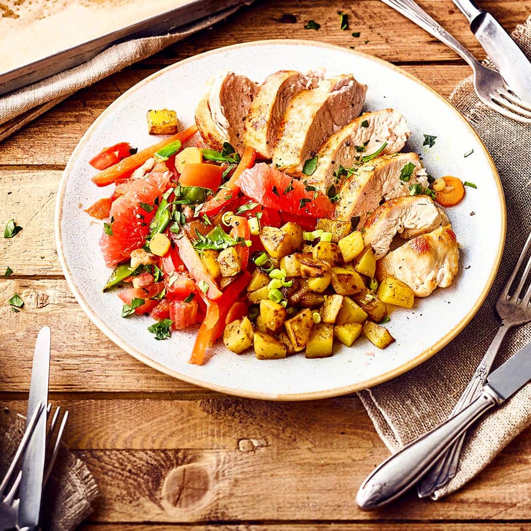 Gebratenes Hähnchenfilet