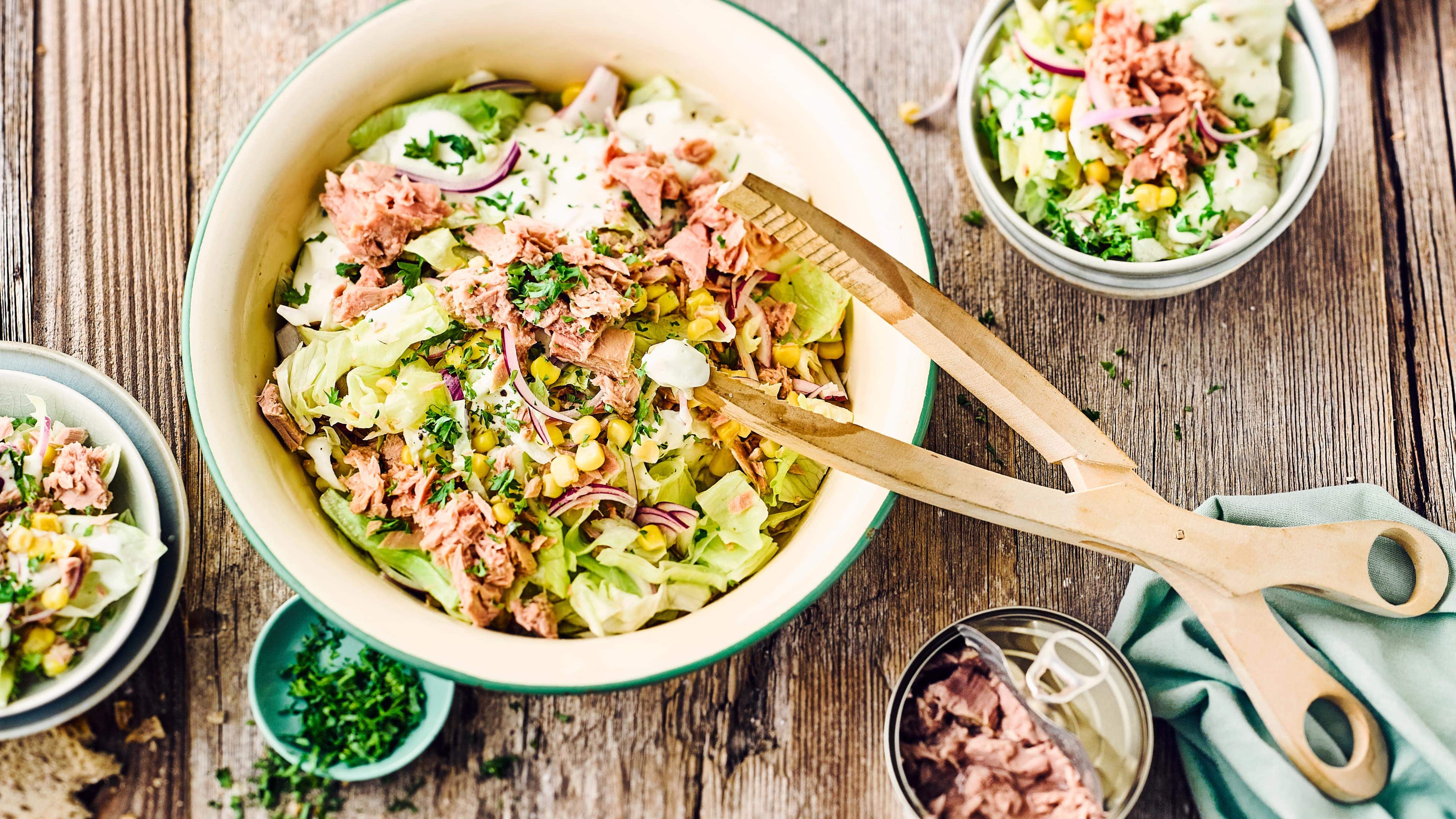 Eisberg-Mais-Salat Eisberg-Mais-Salat