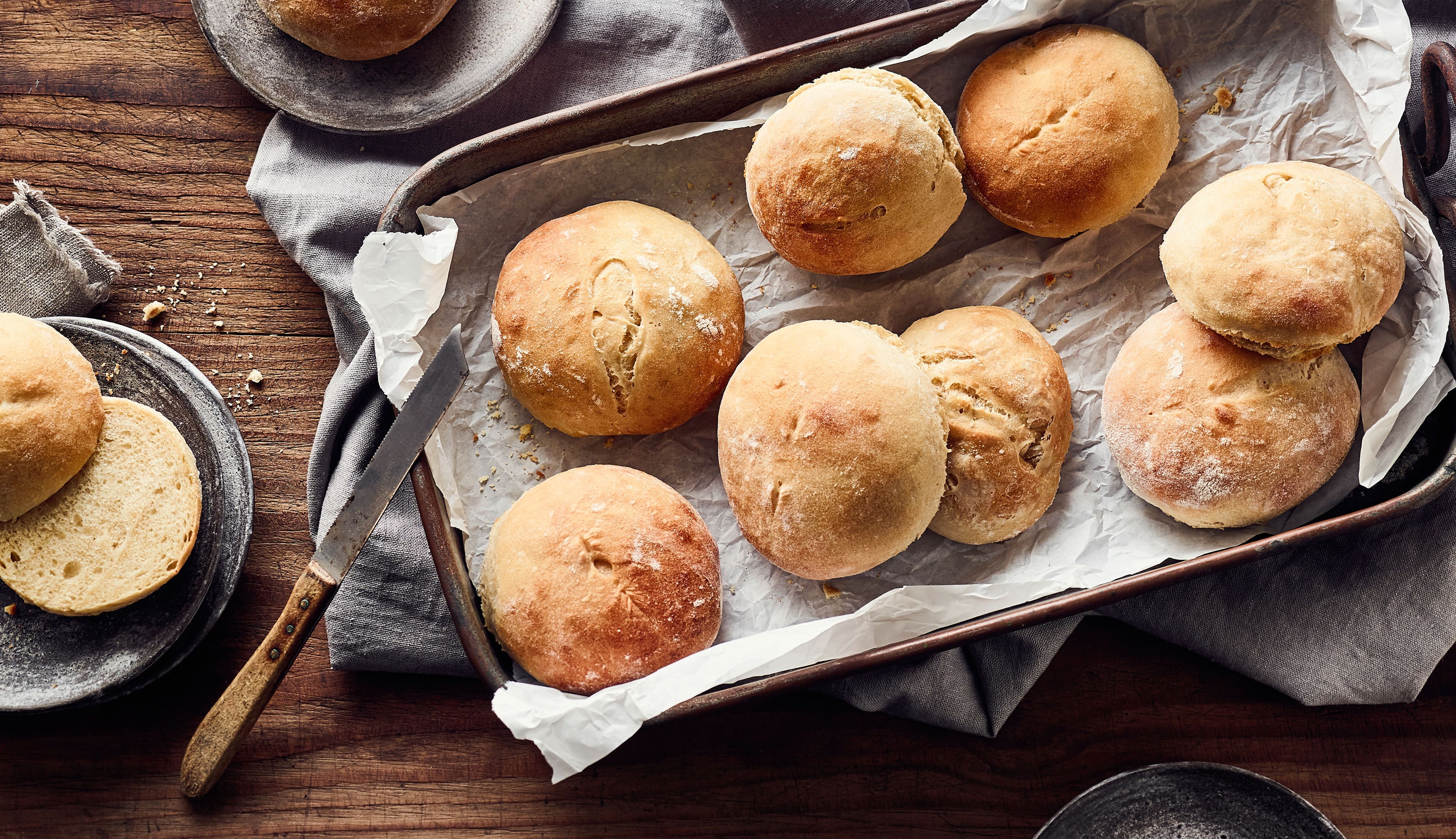 Vegane Brötchen Vegane Brötchen