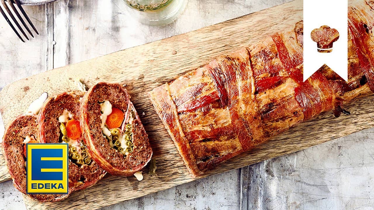 Bacon Bomb Rezept YouTube Platzhalterbild für ein Video mit dem Titel 'Bacon Bomb Rezept'.