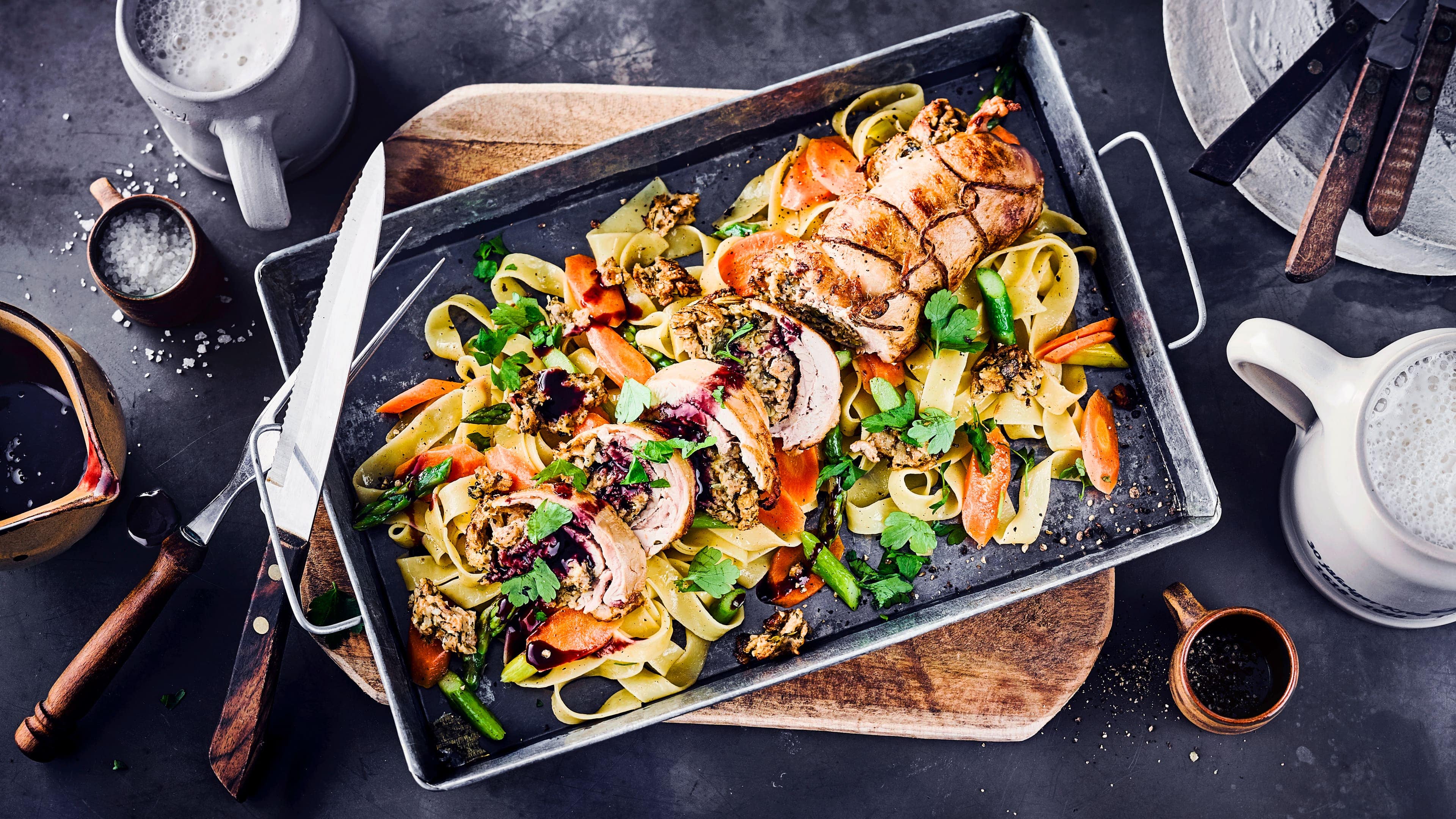 Kaninchenrollbraten Kaninchenrollbraten