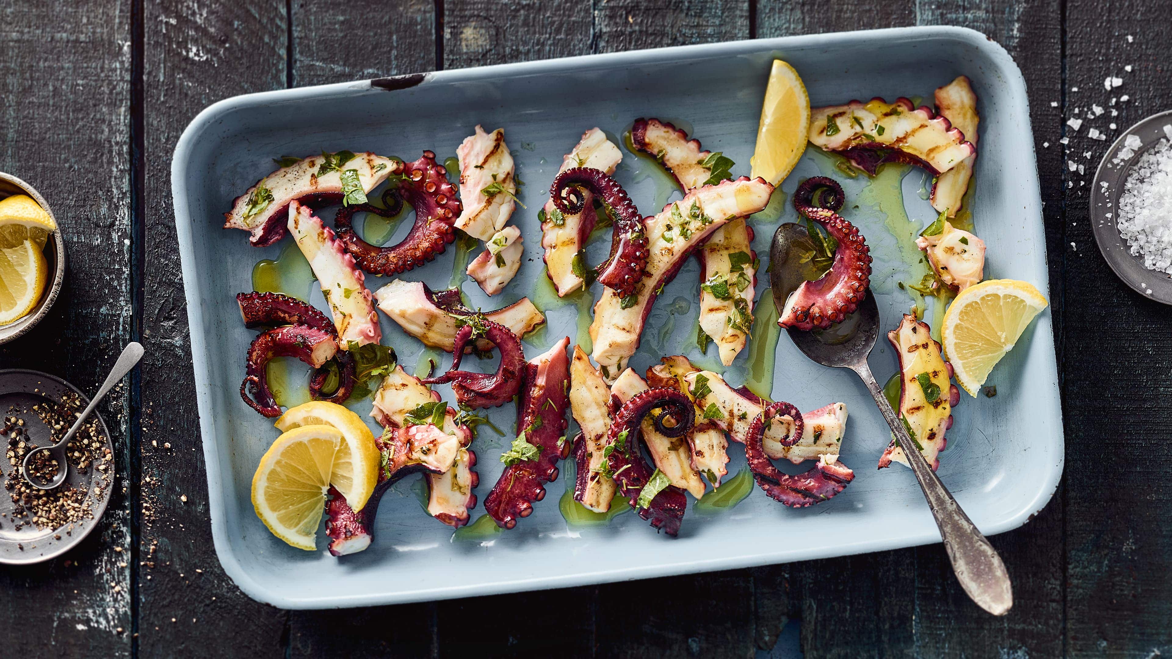 Gegrillter Tintenfisch Gegrillter Tintenfisch