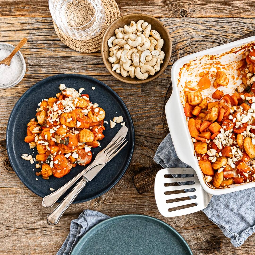 Kürbis Gnocchi Auflauf