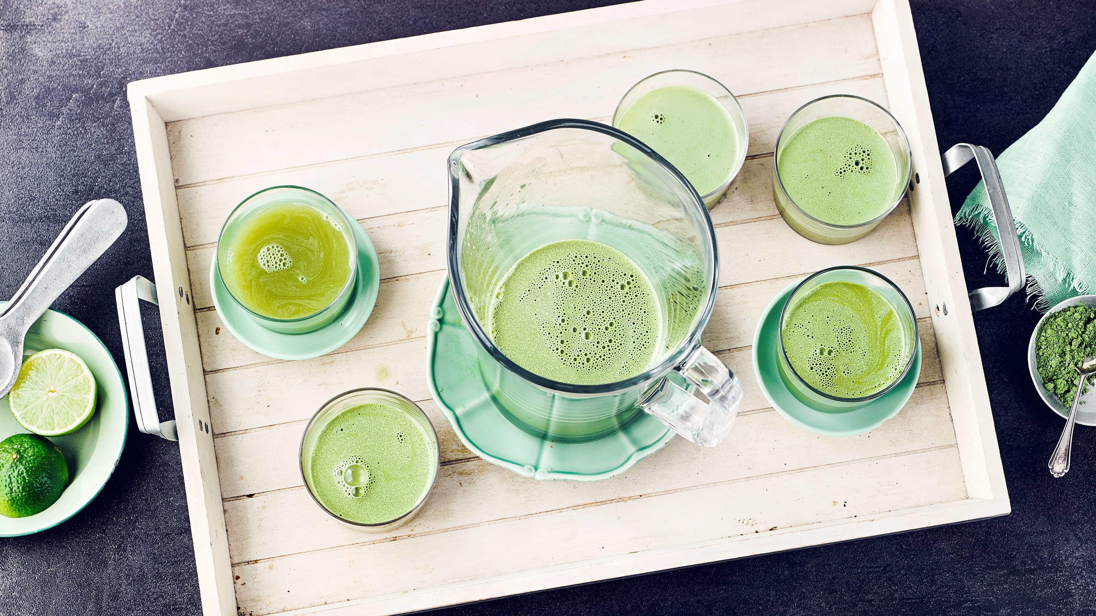 Apfel-Matcha-Saft Apfel-Matcha-Saft