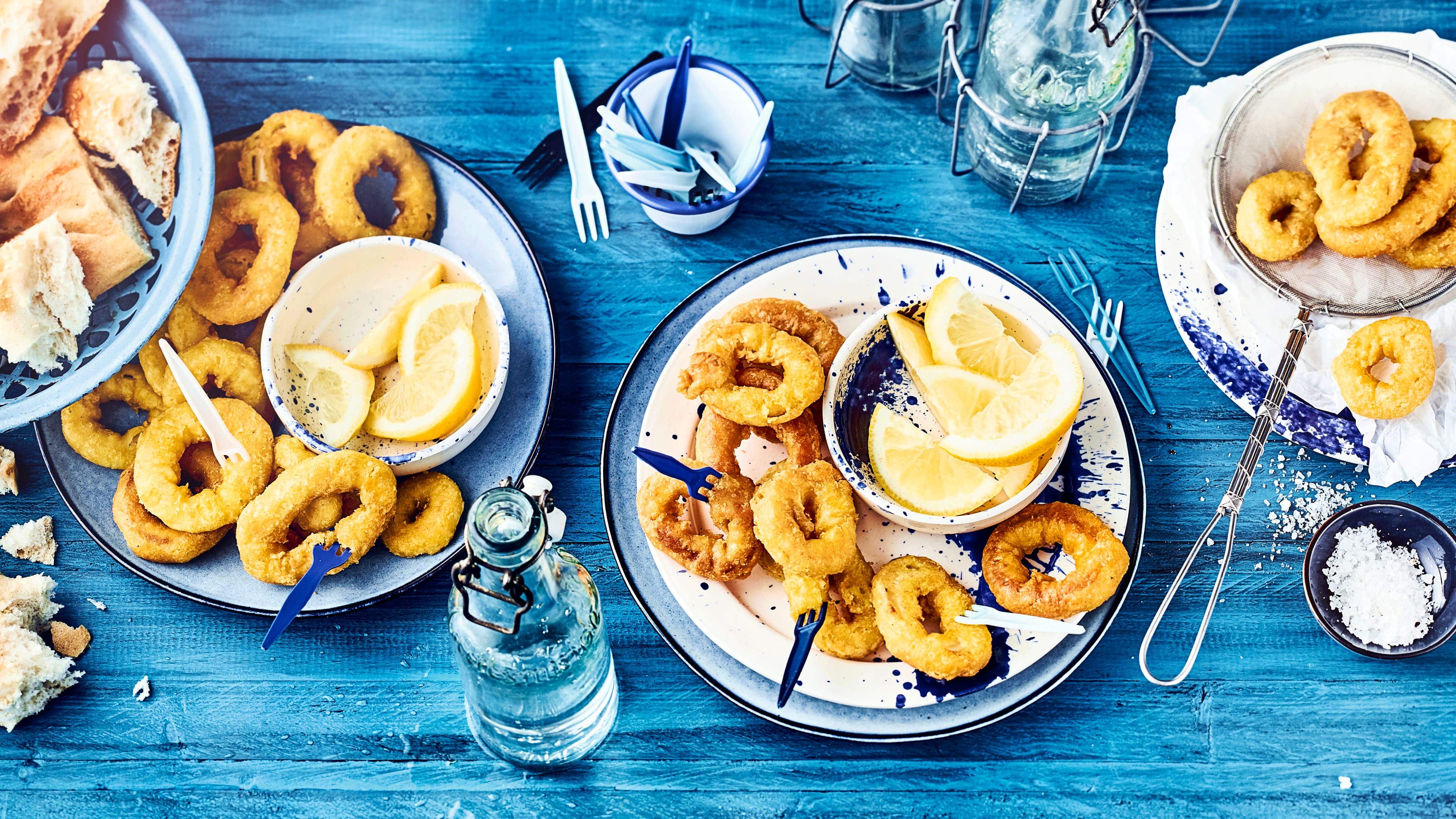Frittierte Calamari Frittierte Calamari