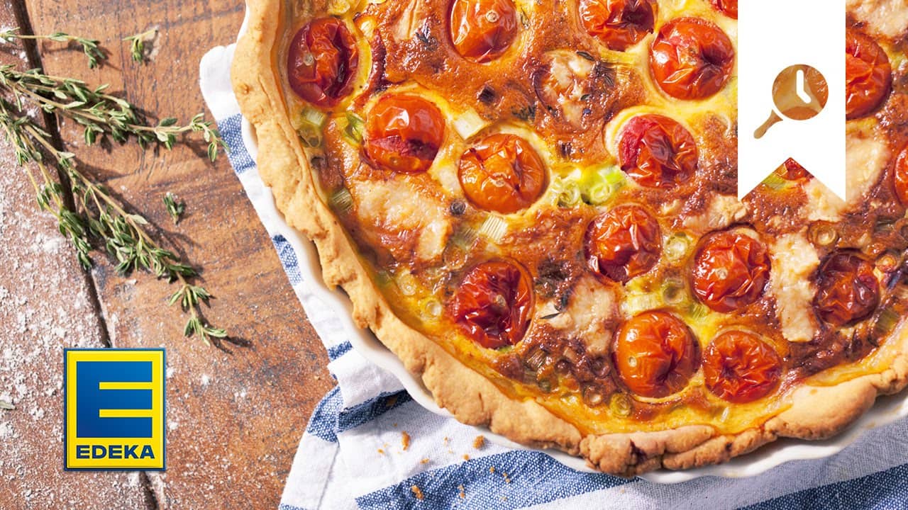 Tomaten-Quiche YouTube Platzhalterbild für ein Video mit dem Titel 'Tomaten-Quiche'.