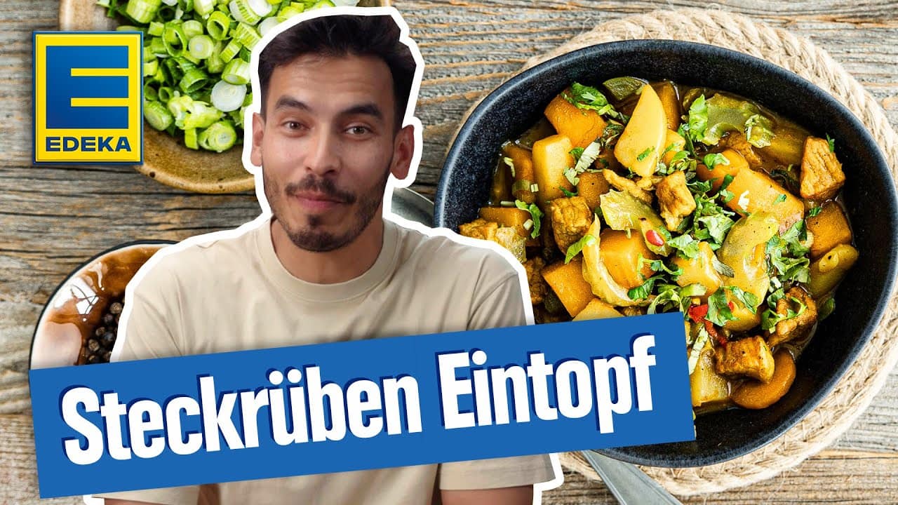 Steckrüben Eintopf YouTube Platzhalterbild für ein Video mit dem Titel 'Steckrüben Eintopf'.