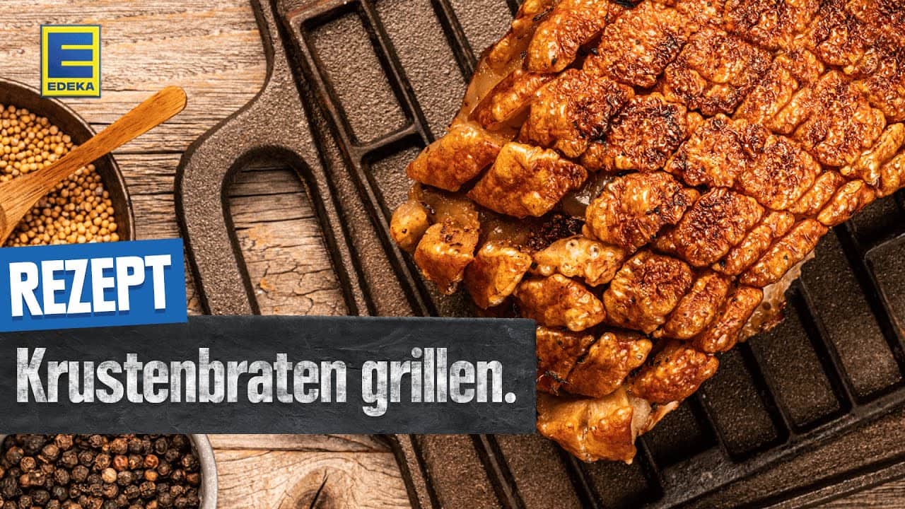 Krustenbraten grillen YouTube Platzhalterbild für ein Video mit dem Titel 'Krustenbraten grillen'.