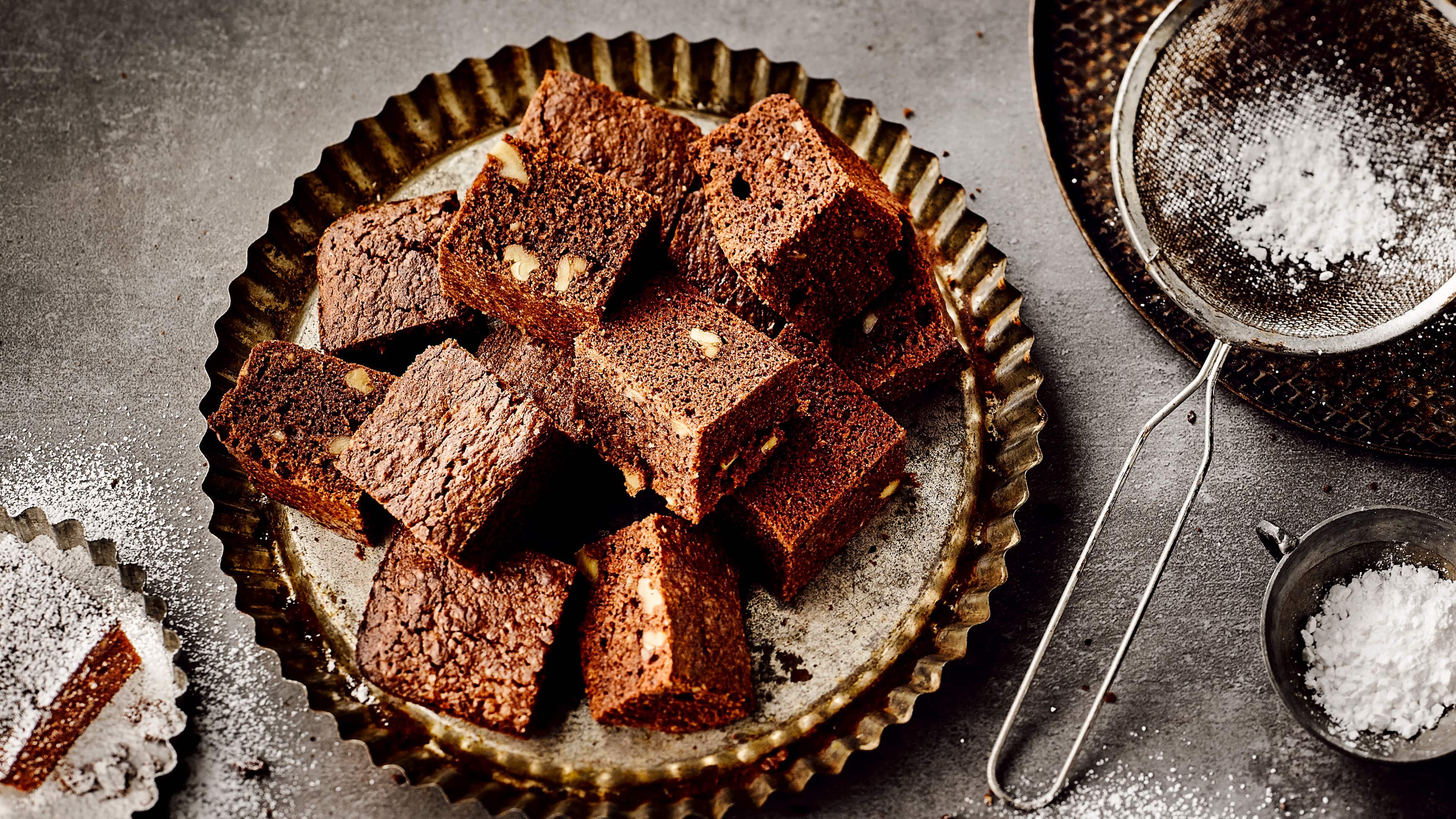 Brownies mit Walnüssen Brownies mit Walnüssen