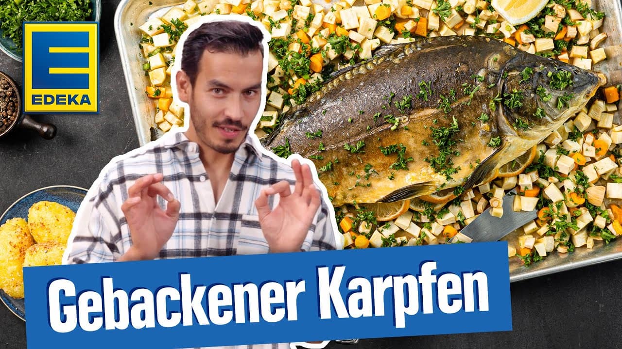 Karpfen Rezept YouTube Platzhalterbild für ein Video mit dem Titel 'Karpfen Rezept'.