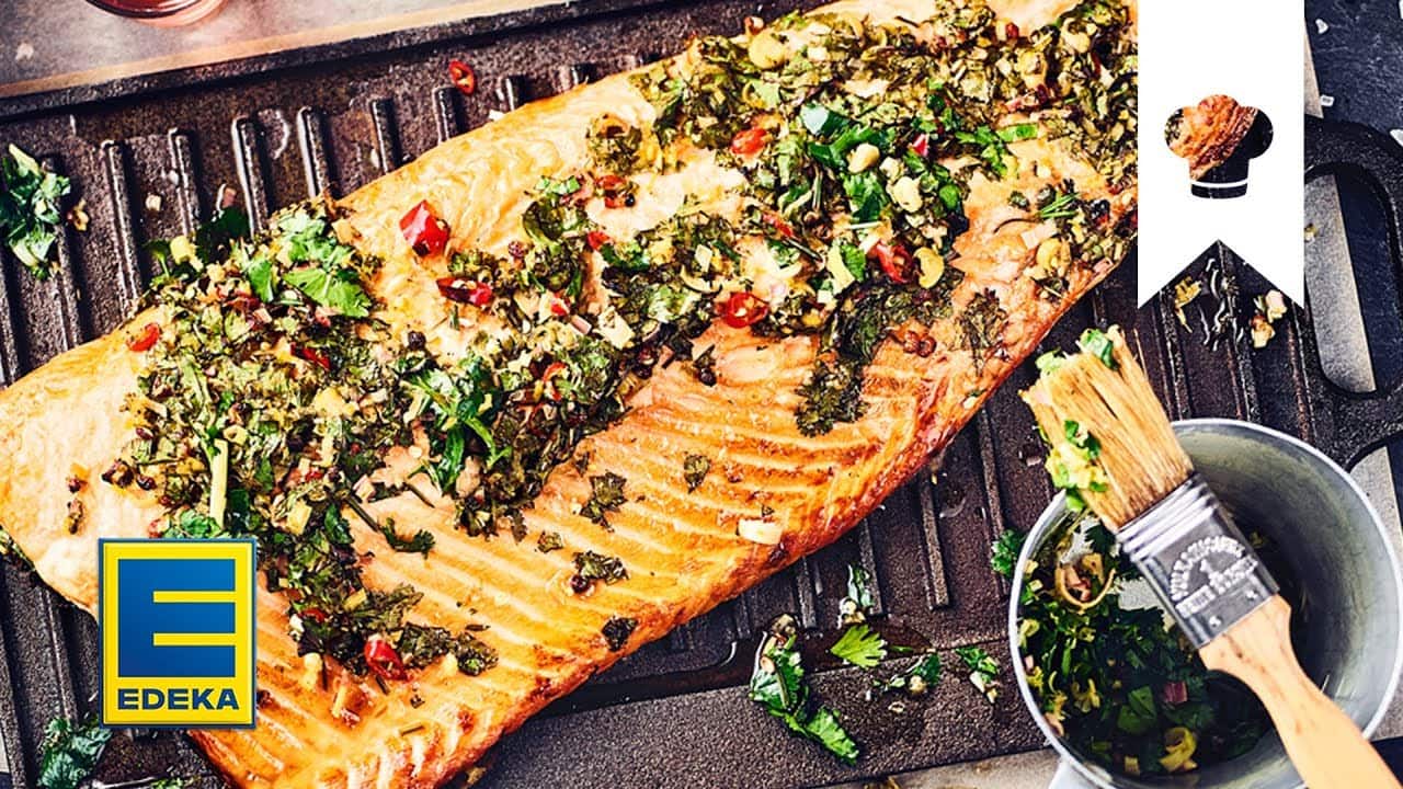 Lachs grillen YouTube Platzhalterbild für ein Video mit dem Titel 'Lachs grillen'.