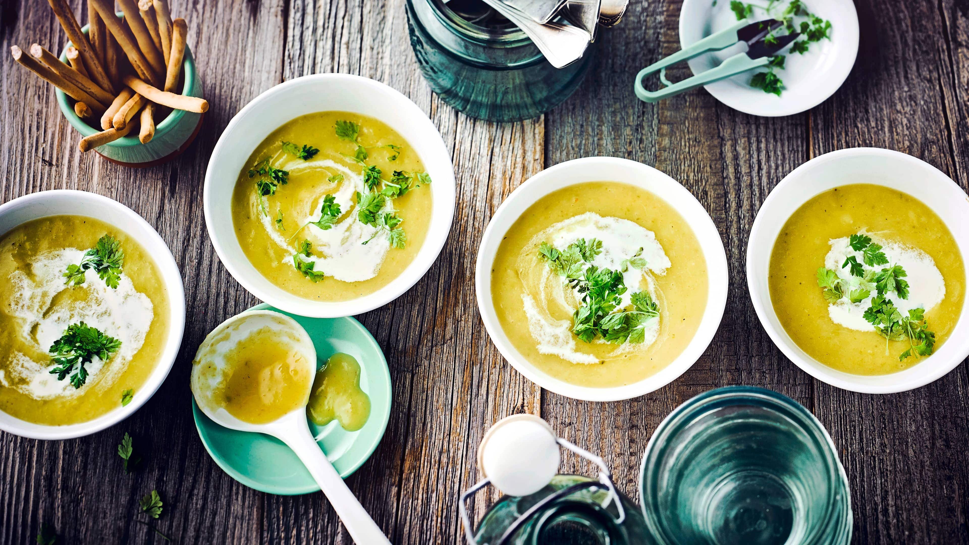 Lauchcremesuppe Lauchcremesuppe