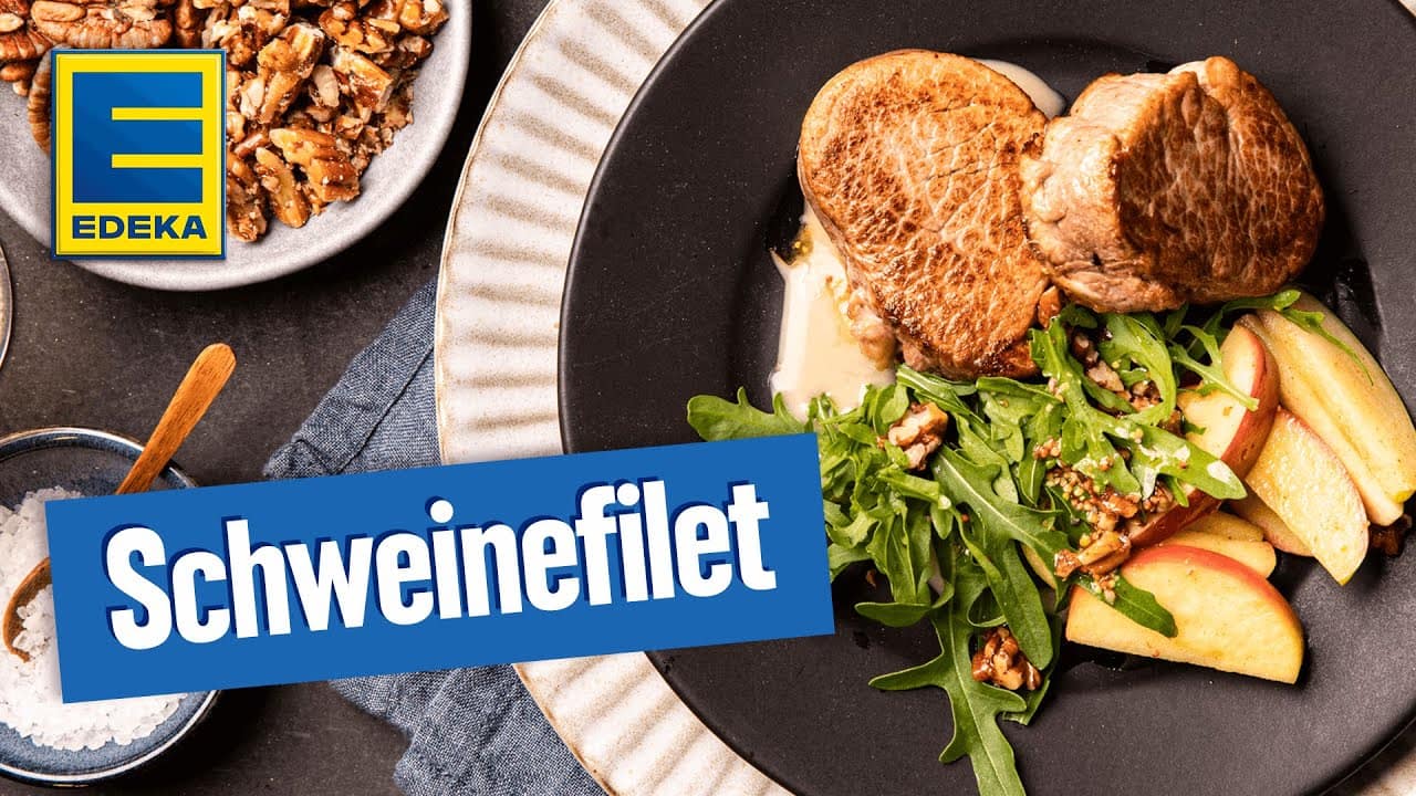 Schweinefilet Rezept YouTube Platzhalterbild für ein Video mit dem Titel 'Schweinefilet Rezept'.