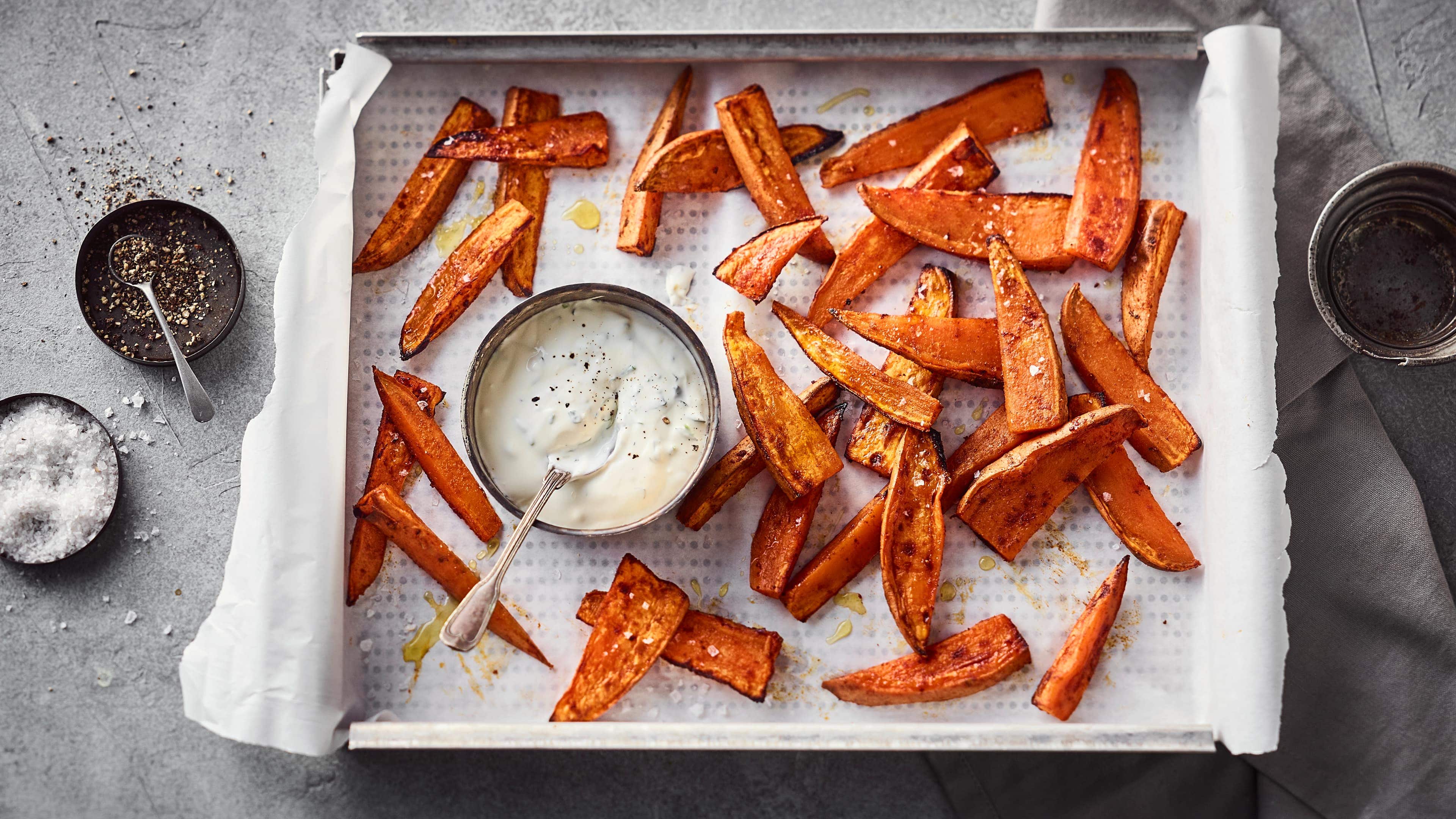 Süßkartoffel-Wedges Süßkartoffel-Wedges