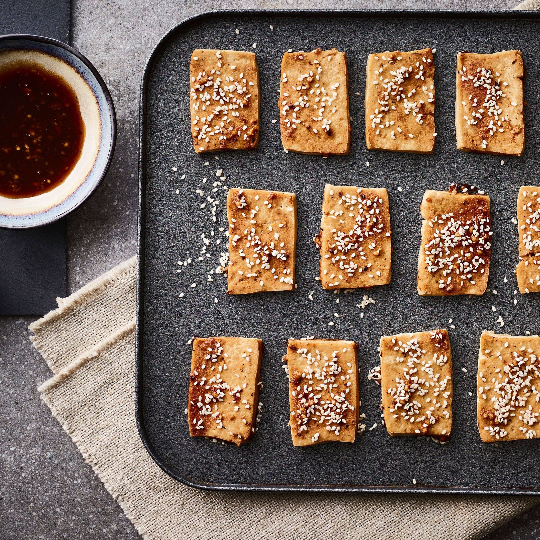 Gebackener Tofu