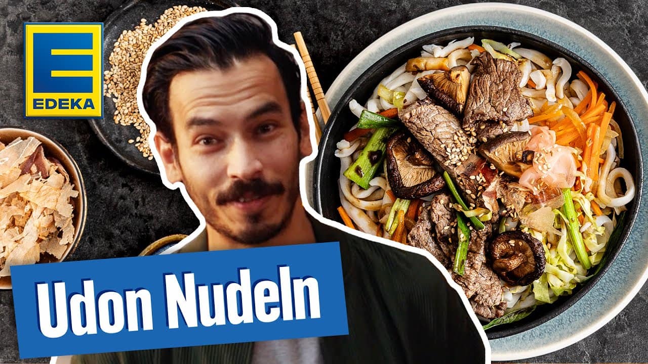 Udon Nudeln YouTube Platzhalterbild für ein Video mit dem Titel 'Udon Nudeln'.