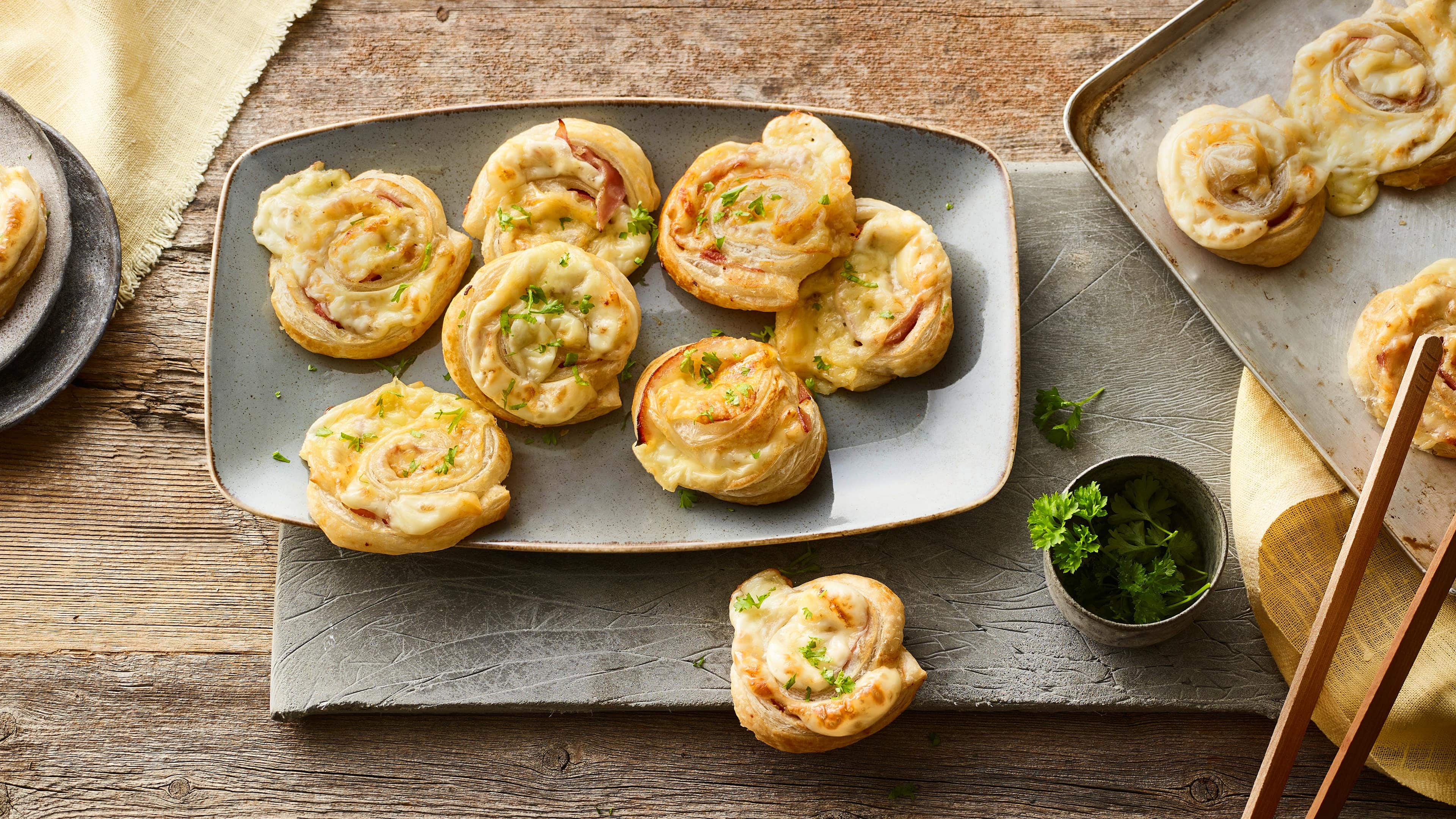 Käse-Schinken-Blätterteig Käse-Schinken-Blätterteig