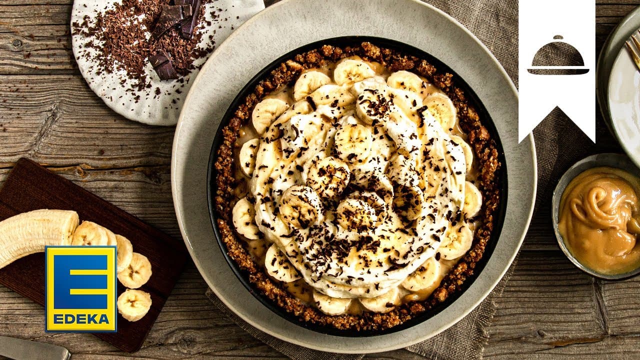 Banoffee-Pie YouTube Platzhalterbild für ein Video mit dem Titel 'Banoffee-Pie'.