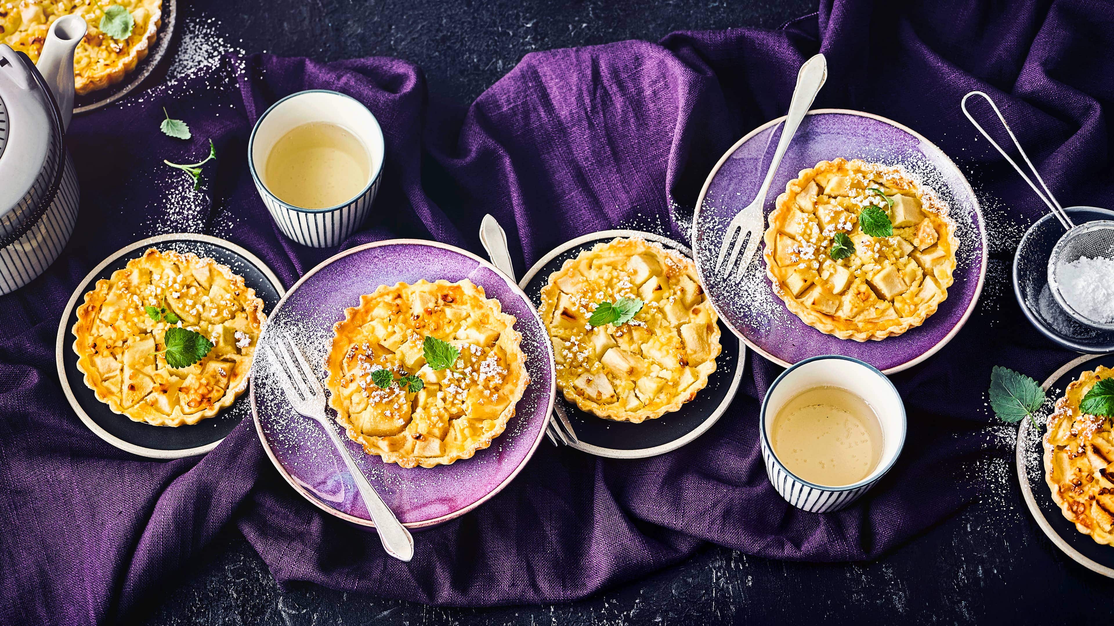 Birnentörtchen mit Mandeln Birnentörtchen mit Mandeln