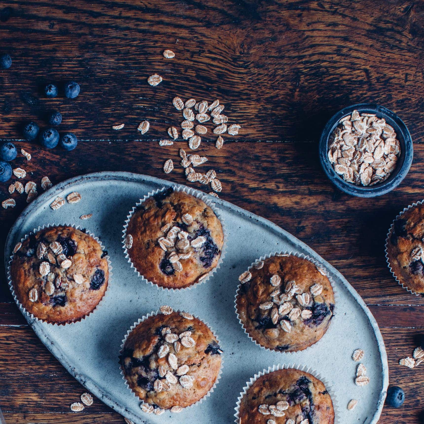 Blaubeer-Frühstücksmuffins