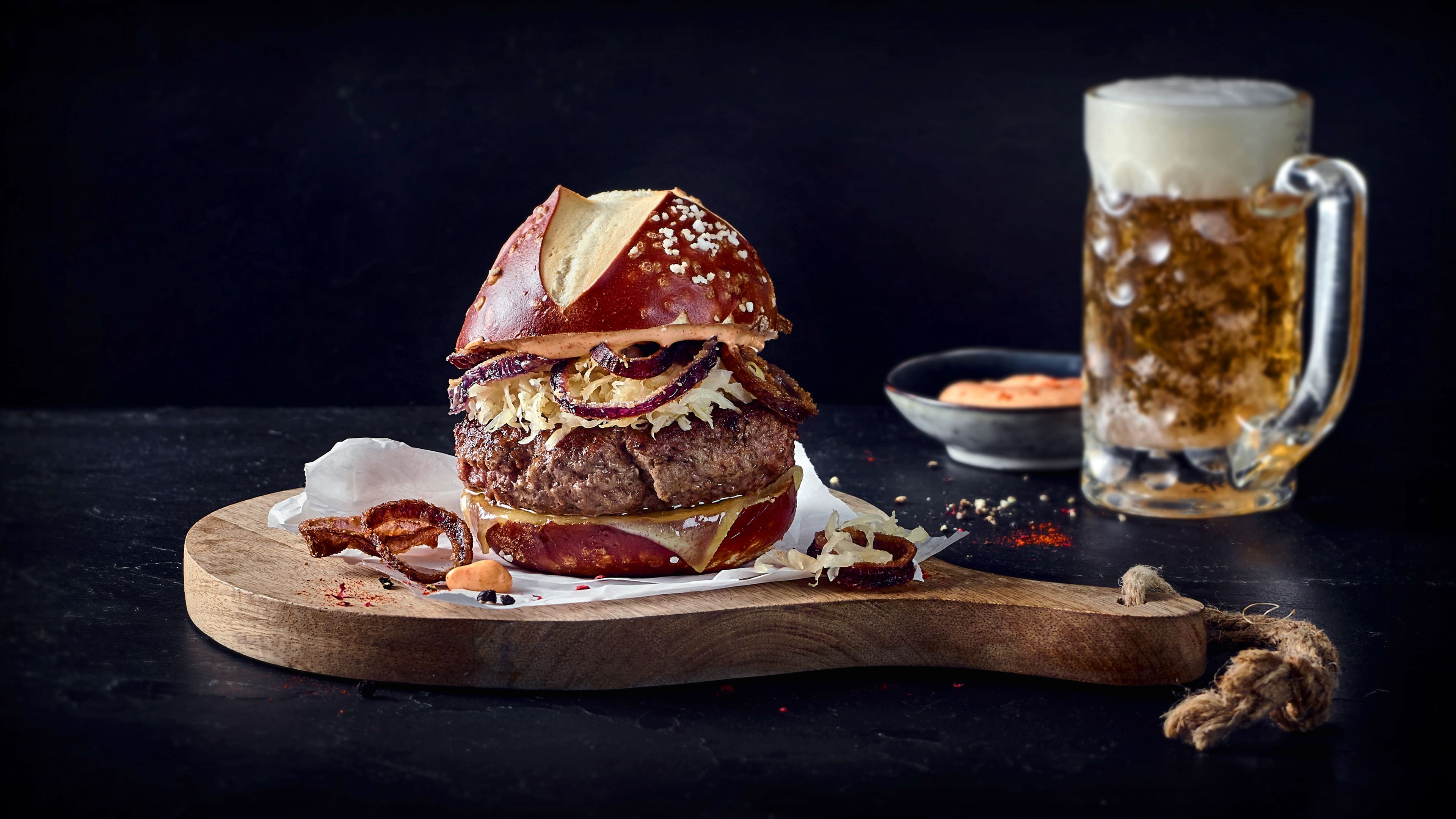 Burger: The Bavarian Burger: The Bavarian