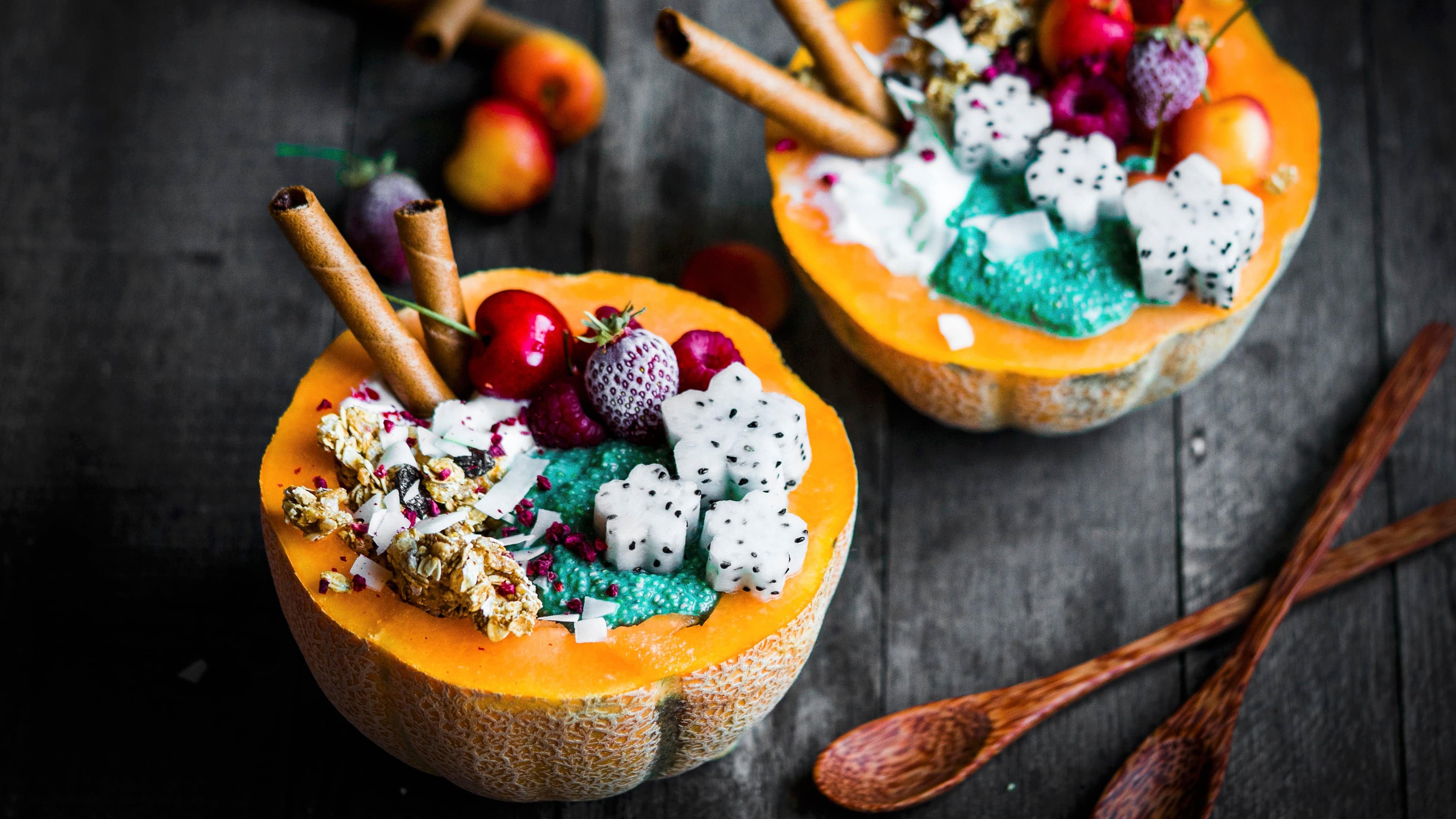 Chia-Pudding in Melone Chia-Pudding in Melone