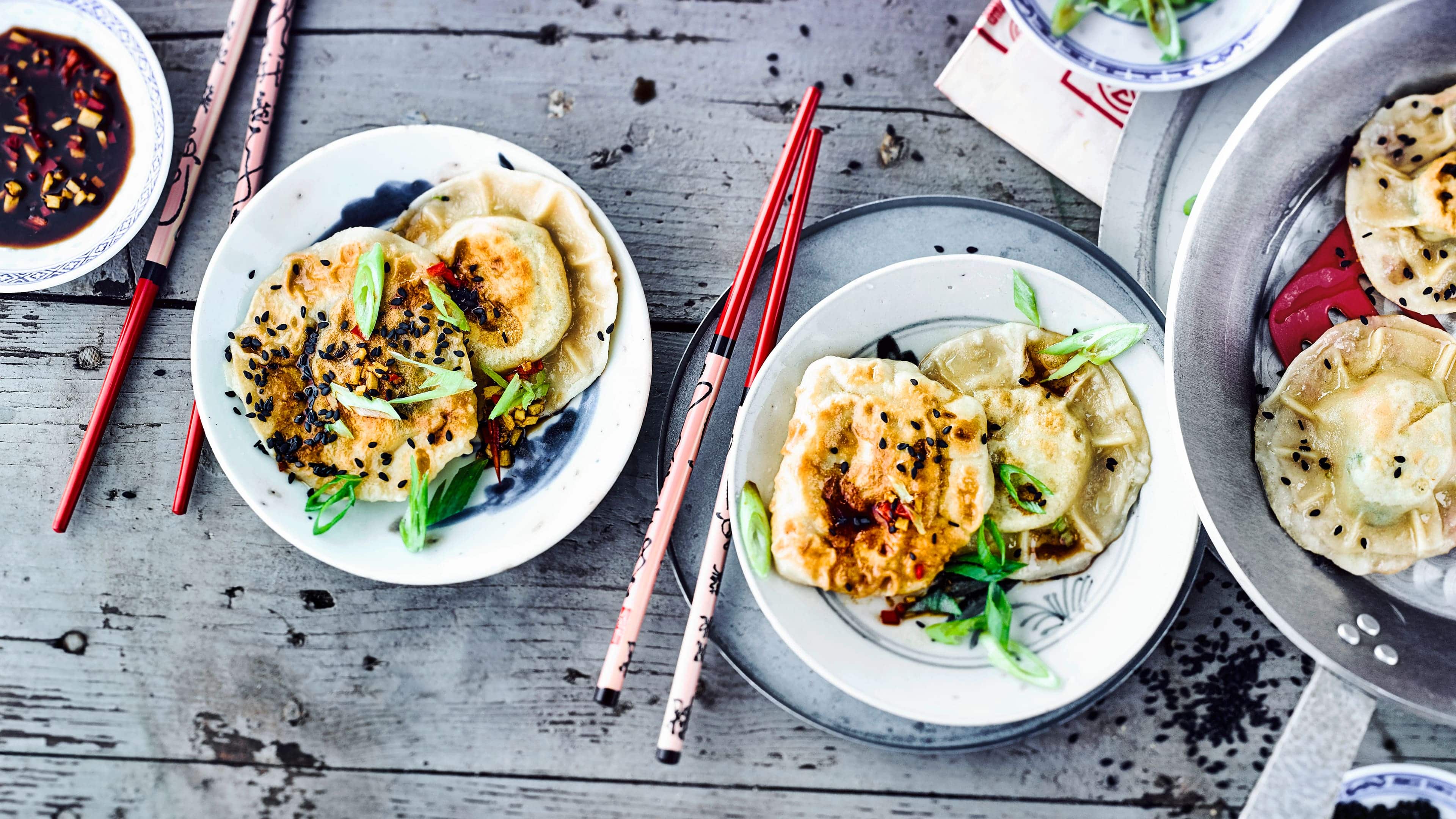 Chinesische Teigtaschen Chinesische Teigtaschen