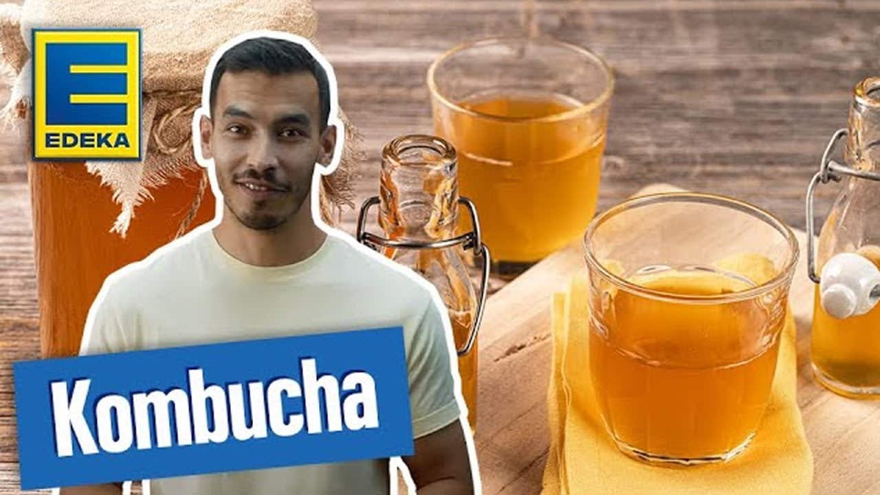 Kombucha YouTube Platzhalterbild für ein Video mit dem Titel 'Kombucha'.