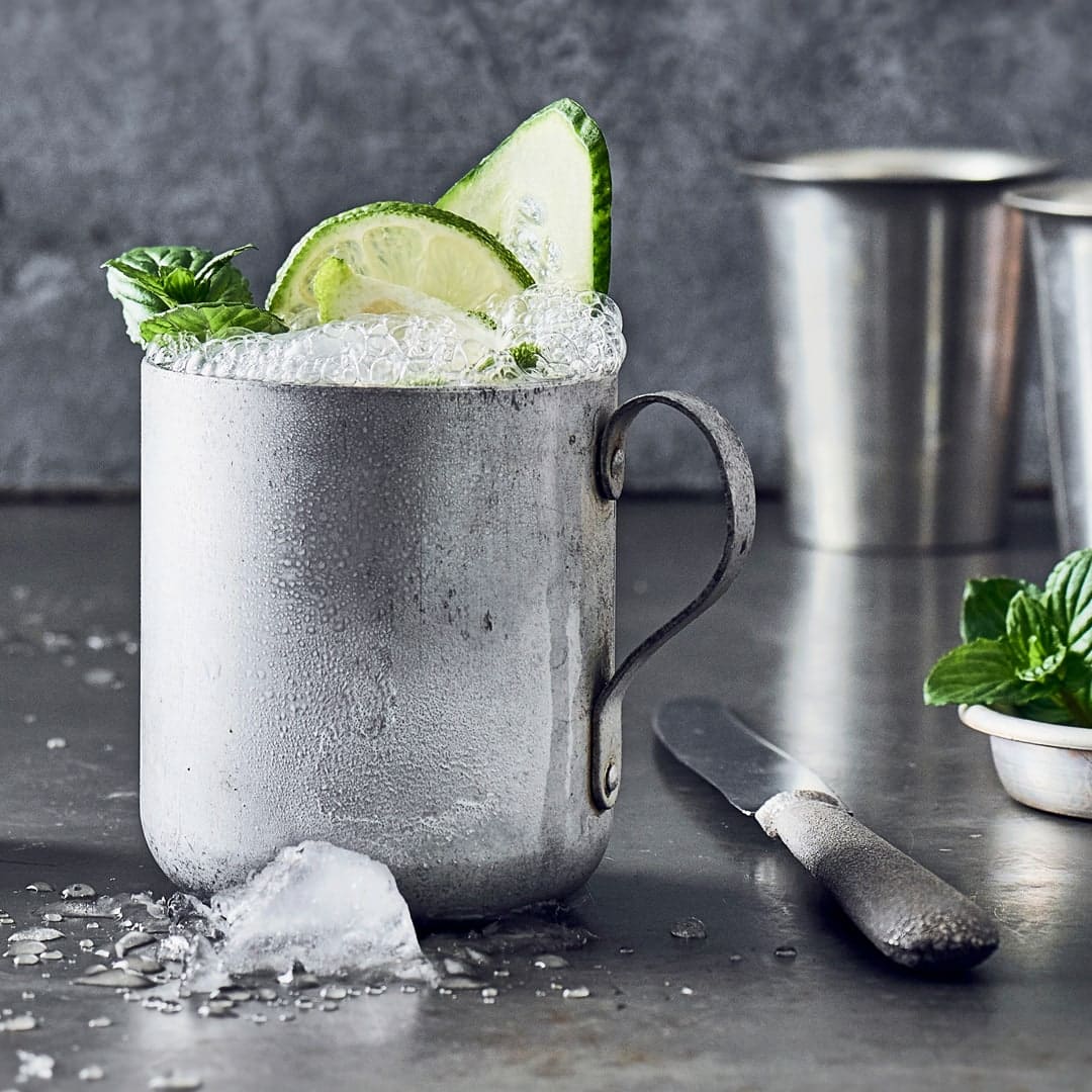 Wer die bekannte Schärfe von Moscow Mule liebt, aber auf Alkohol verzichten möchte, ist hier genau richtig: Virgin Moscow Mule