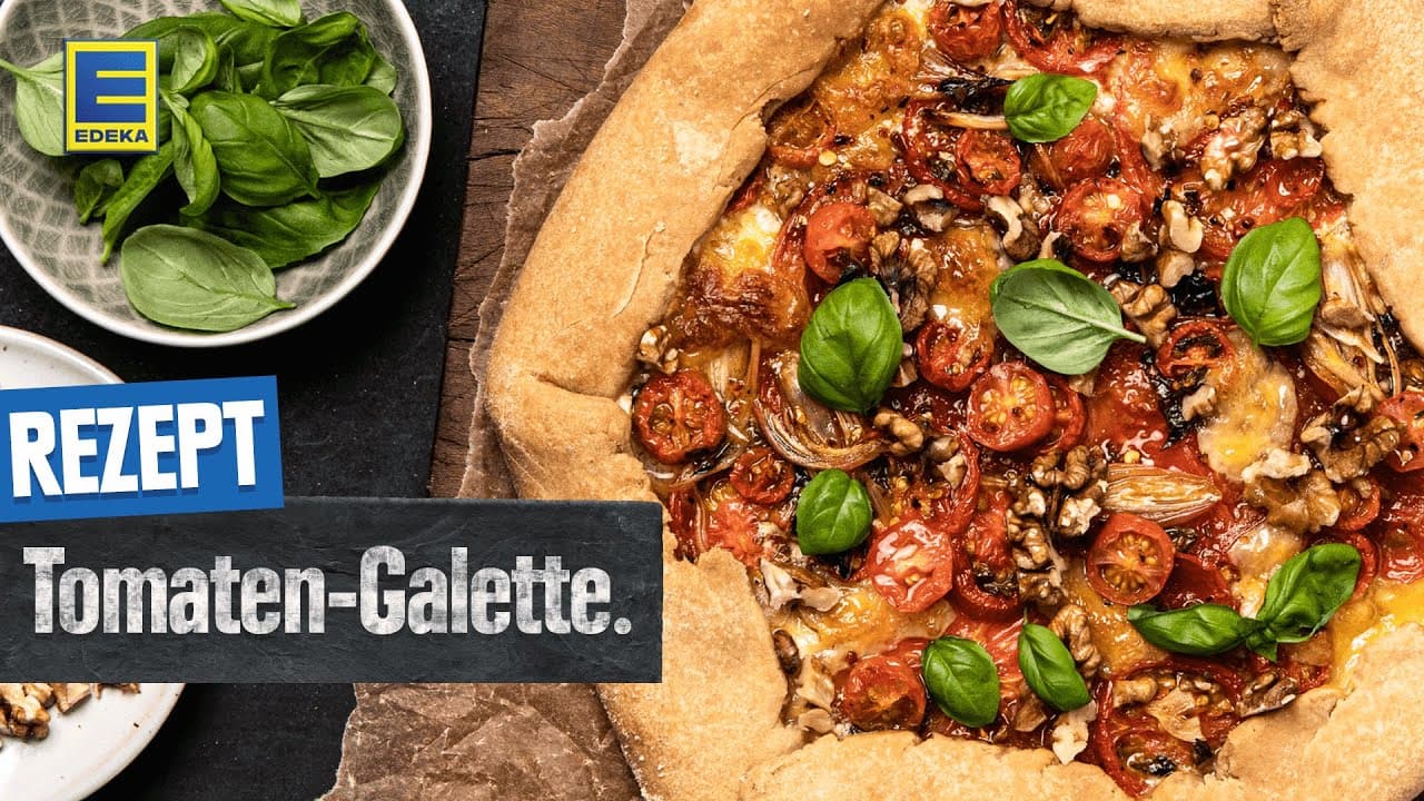 Tomaten-Galette YouTube Platzhalterbild für ein Video mit dem Titel 'Tomaten-Galette '.
