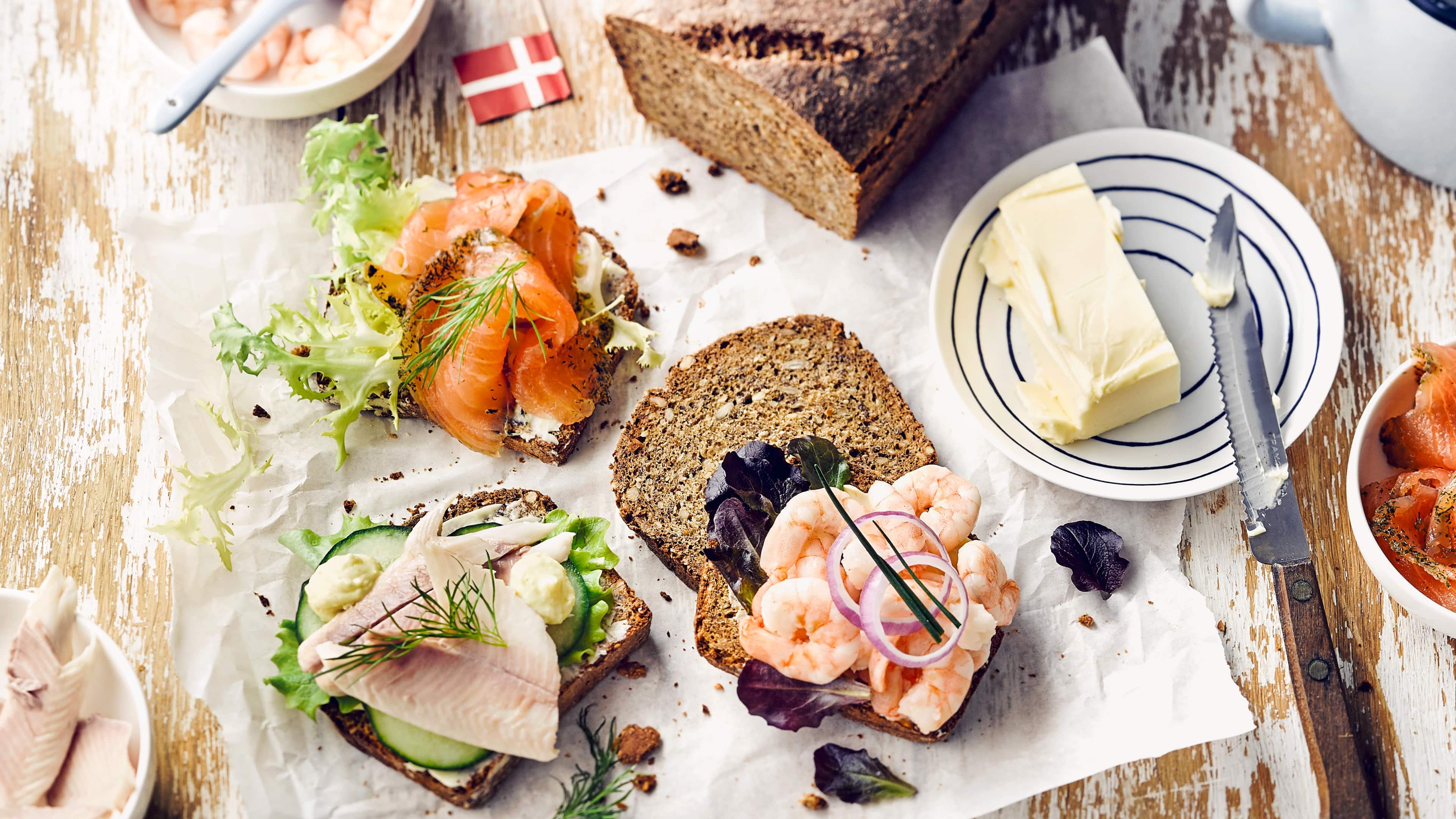 Dänisches Smörrebröd Dänisches Smörrebröd