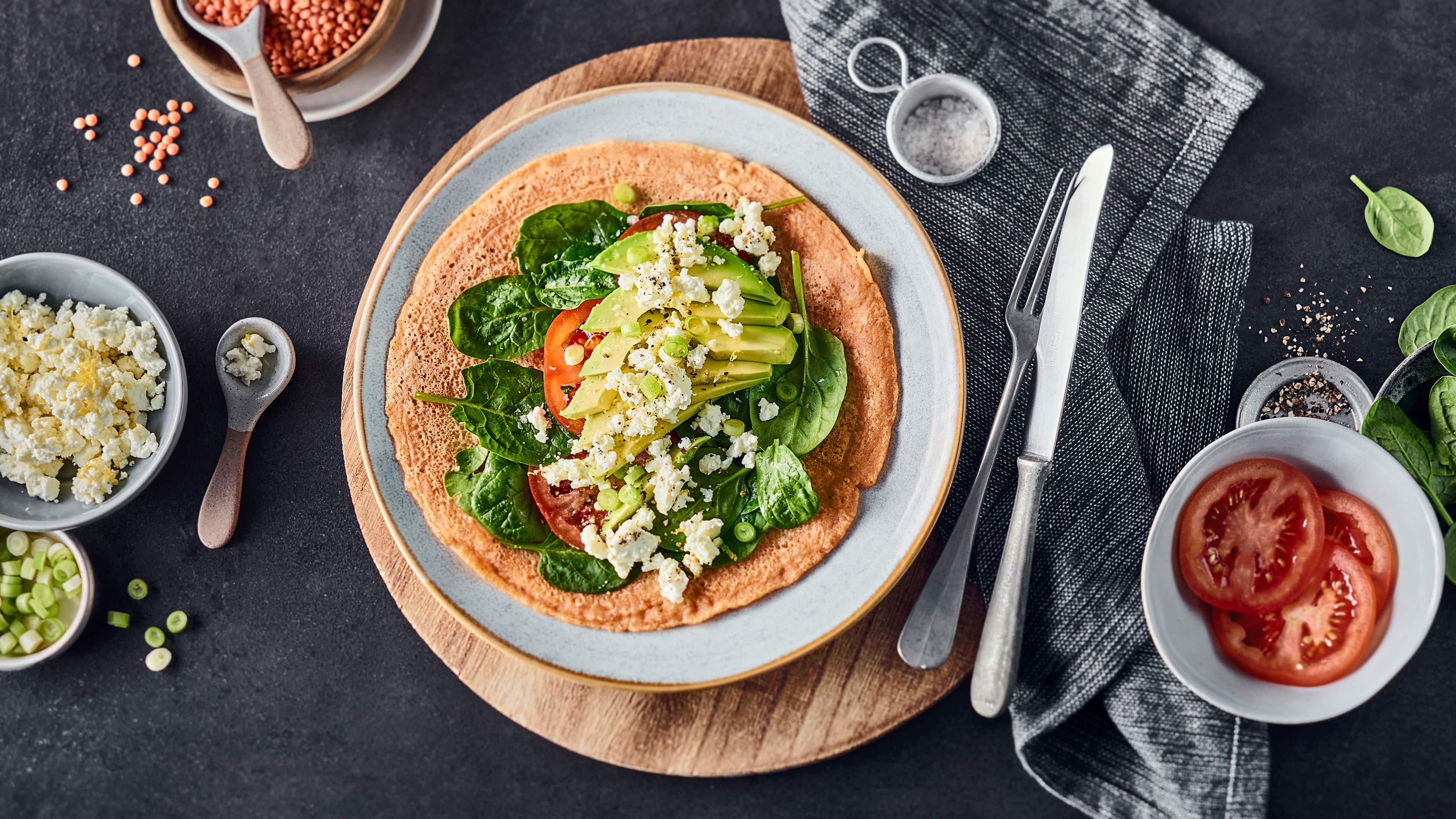 Linsen-Wraps Linsen-Wraps
