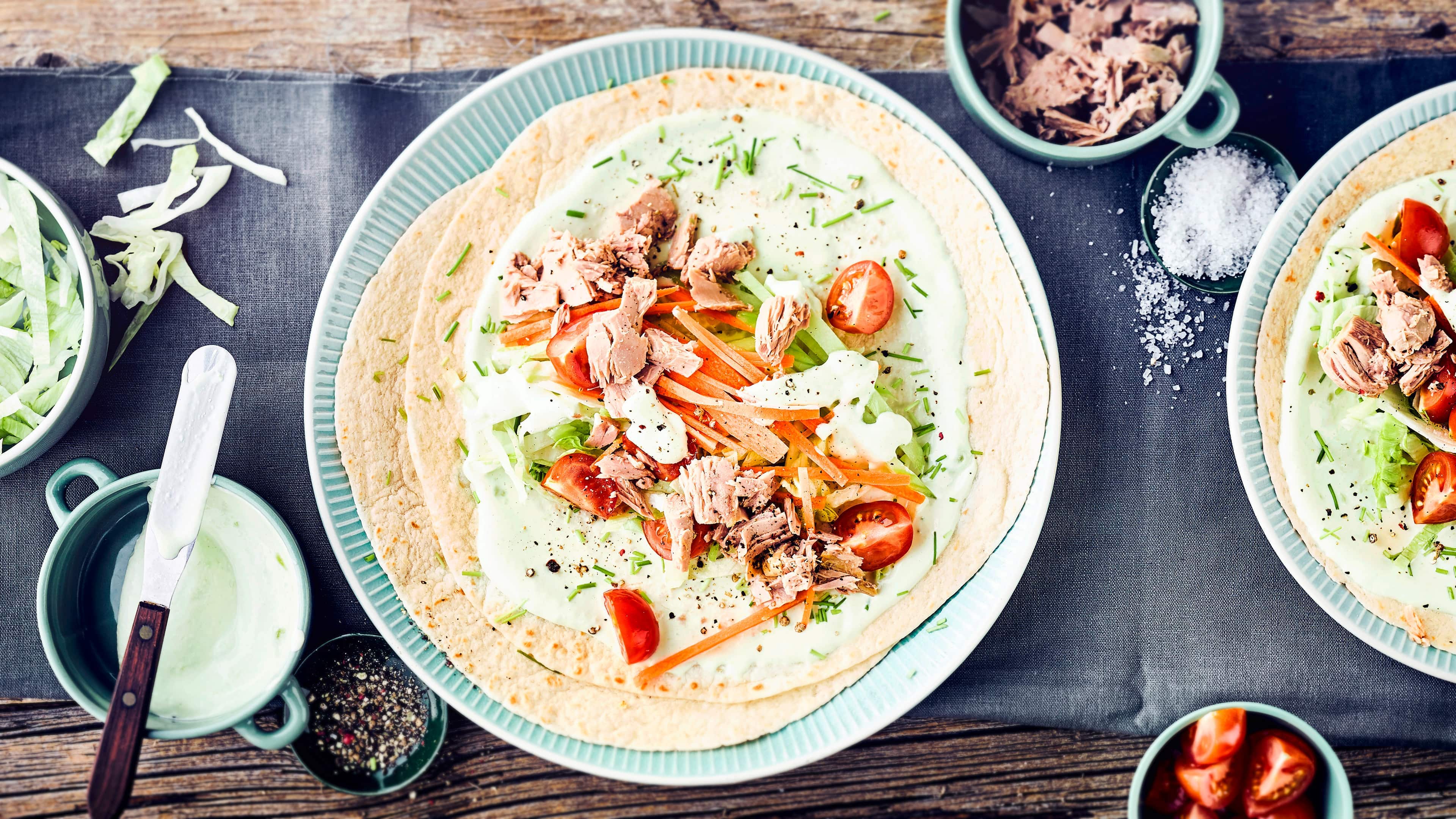 Thunfisch-Wraps Thunfisch-Wraps