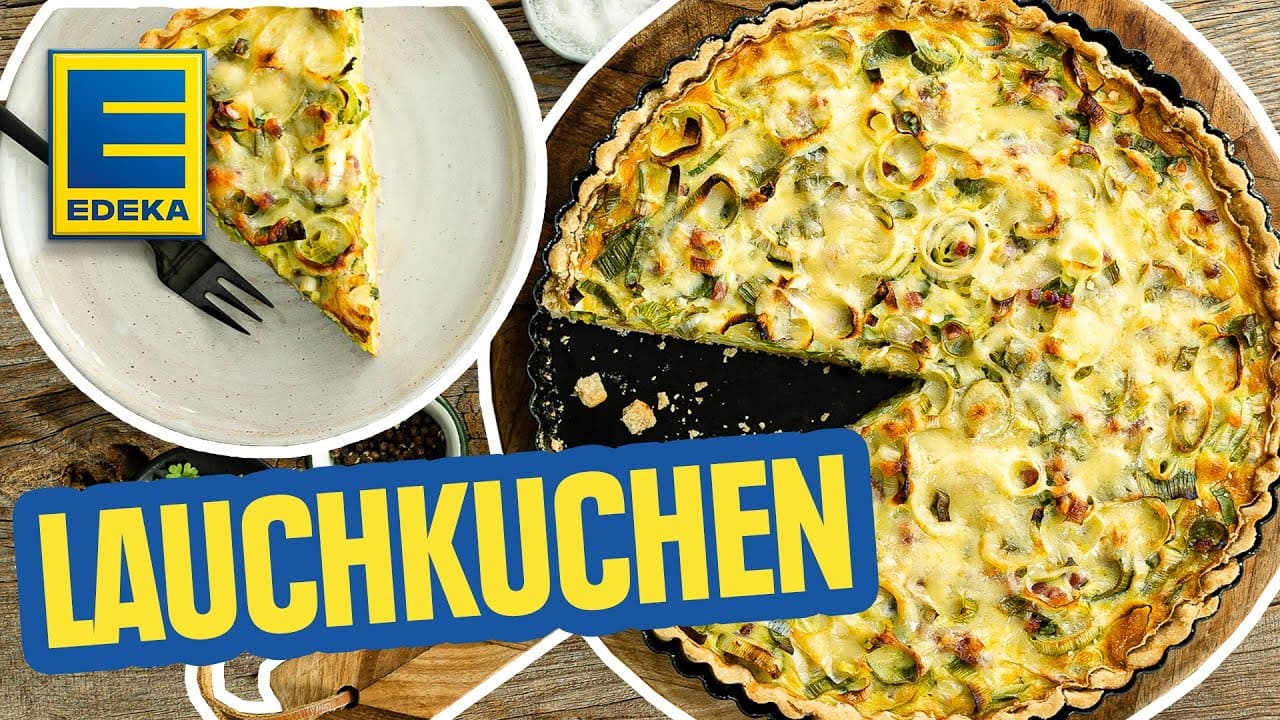 Lauchkuchen YouTube Platzhalterbild für ein Video mit dem Titel 'Lauchkuchen'.