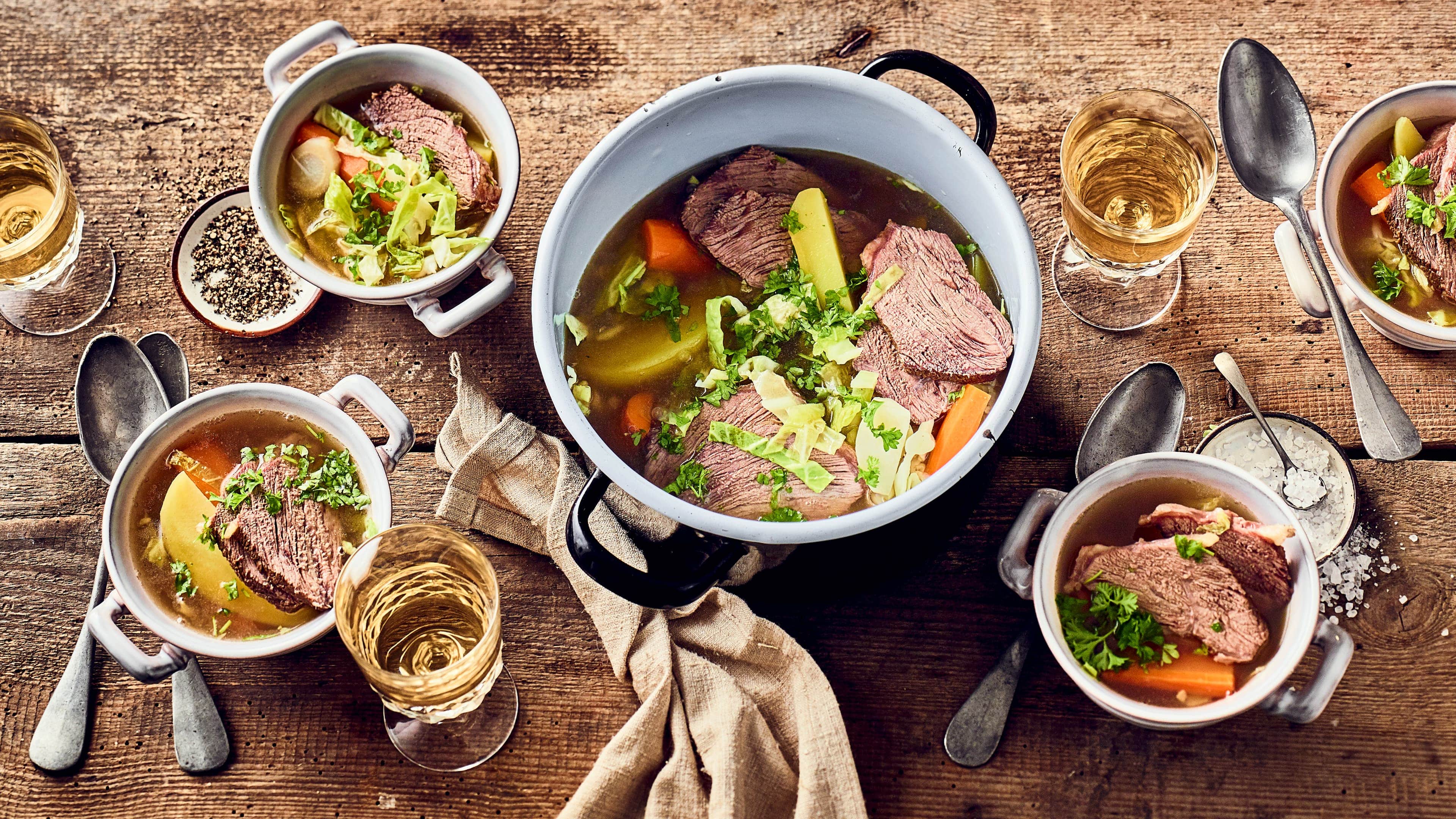 Pot-au-feu vom Rind Pot-au-feu vom Rind