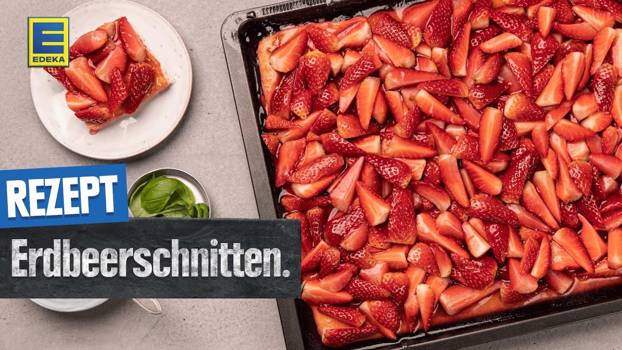 Leckere Erdbeerschnitten YouTube Platzhalterbild für ein Video mit dem Titel 'Leckere Erdbeerschnitten'.