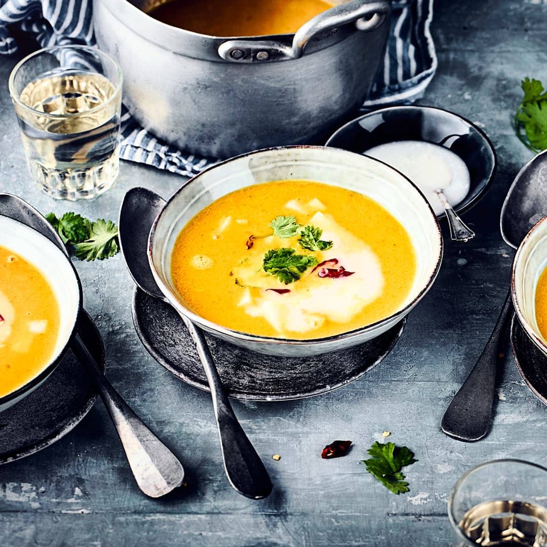 Karottensuppe mit Ingwer