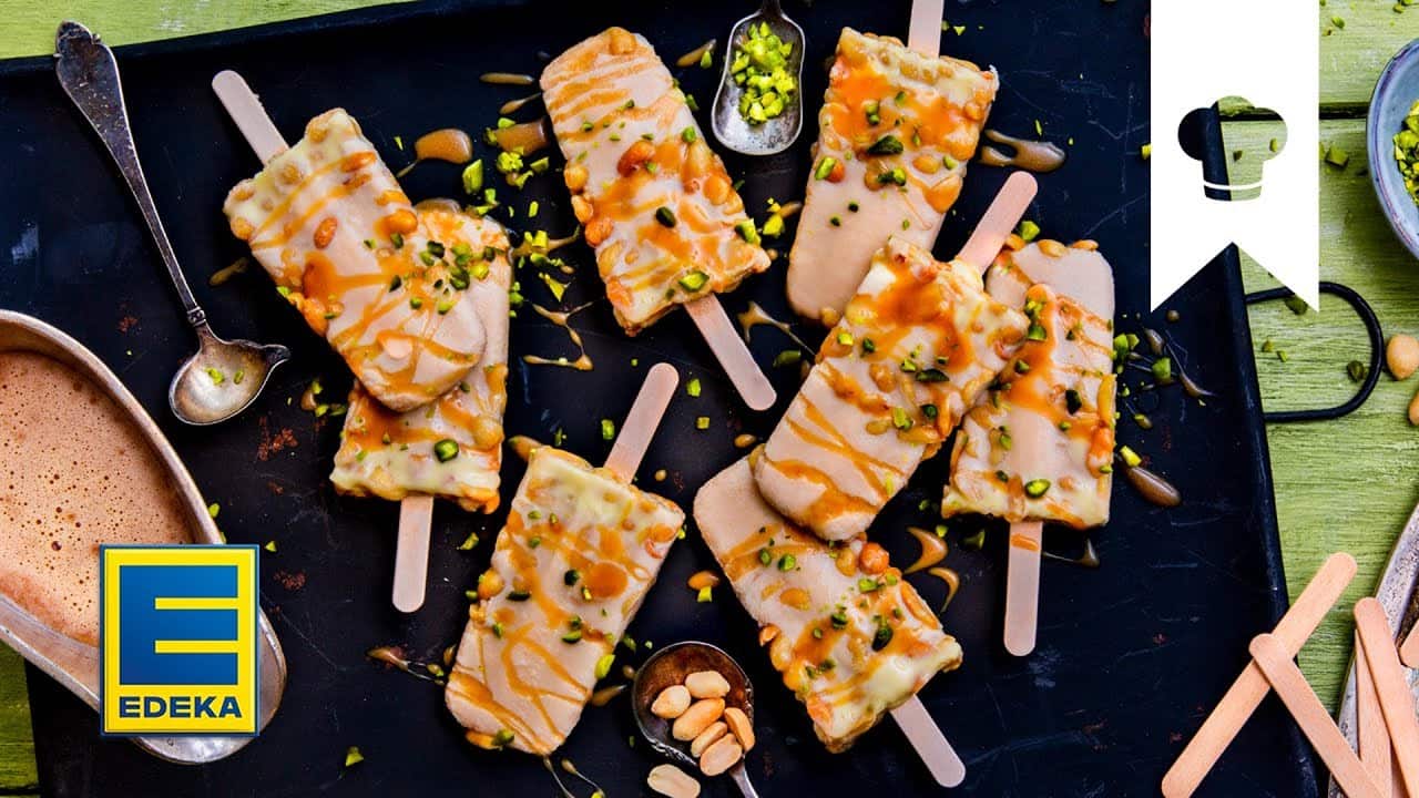 YouTube Platzhalterbild für ein Video mit dem Titel 'Salz-Karamell-Eis Rezept'.