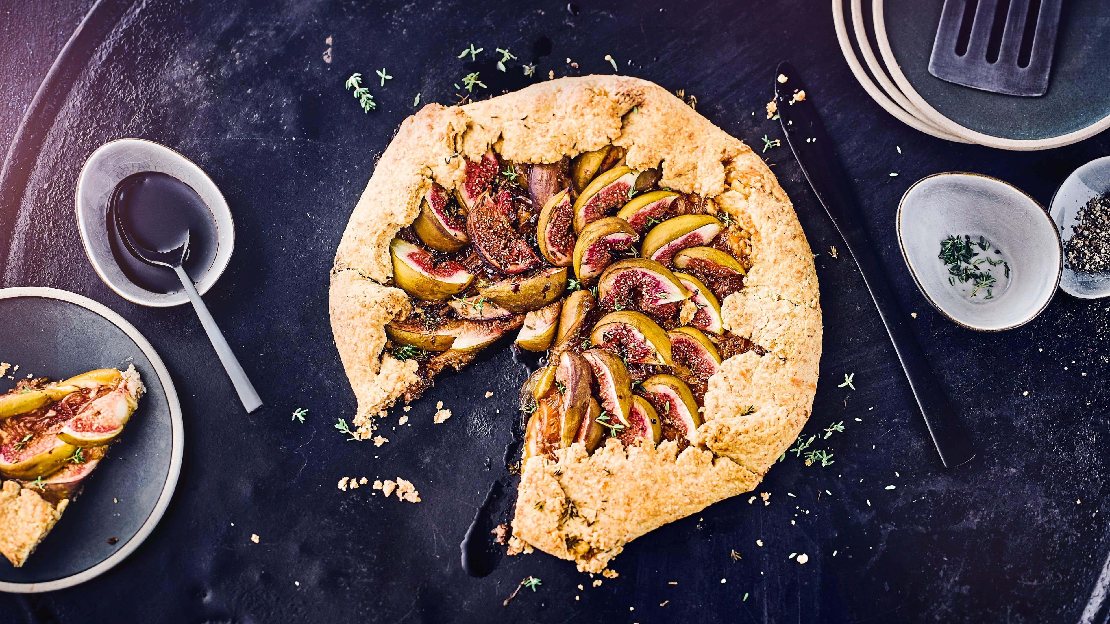 Galette mit Feigen Galette mit Feigen