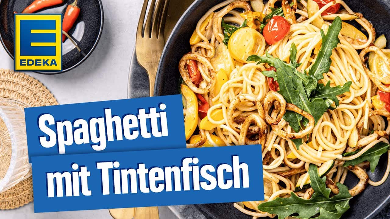Spaghetti mit Tintenfisch YouTube Platzhalterbild für ein Video mit dem Titel 'Spaghetti mit Tintenfisch'.