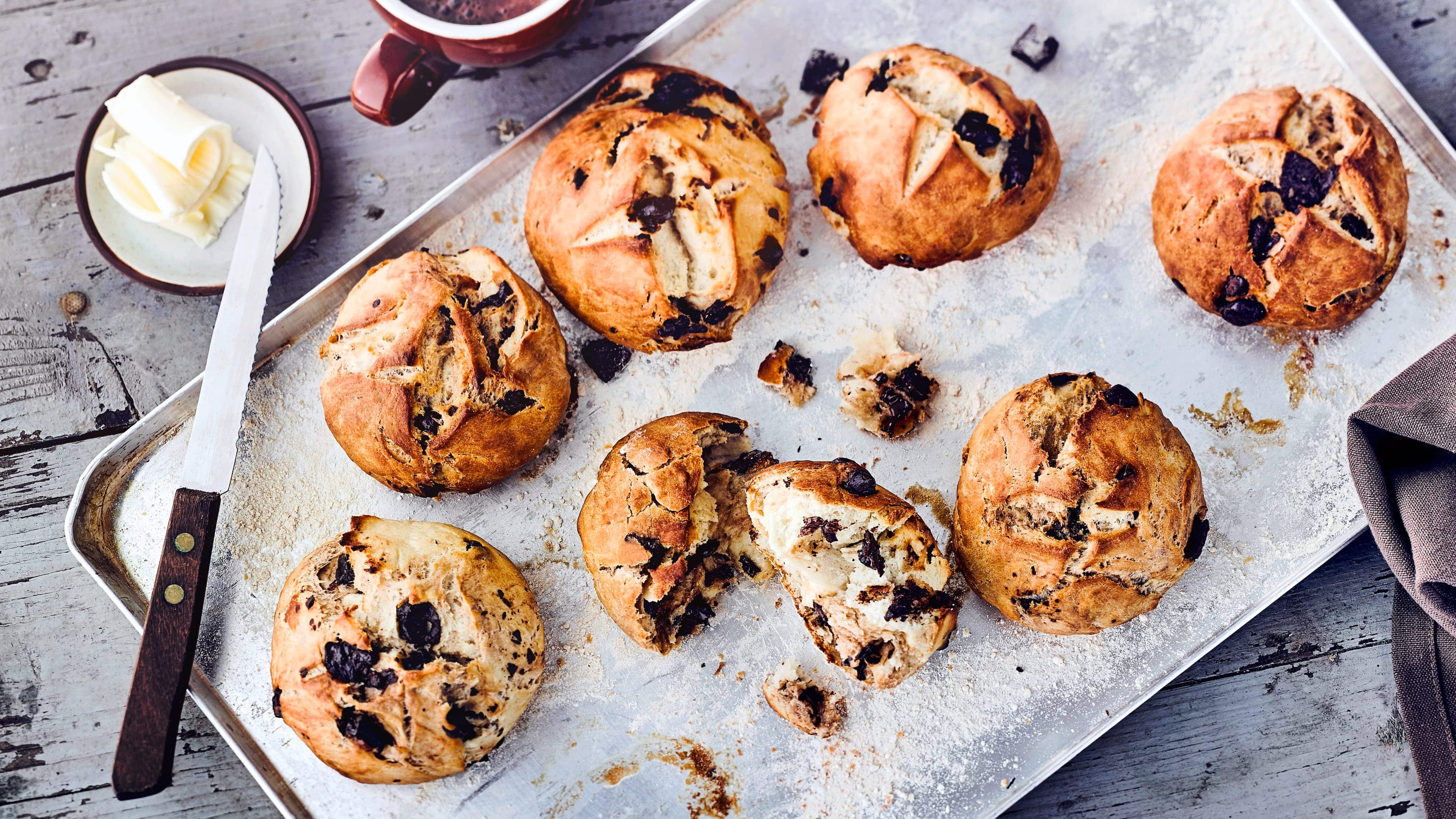 Schokobrötchen Schokobrötchen