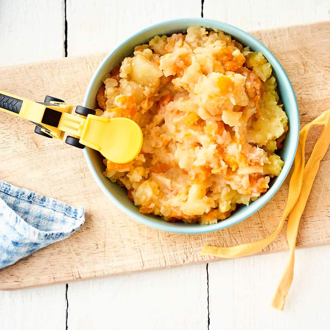 Pastinaken-Brei mit Möhren
