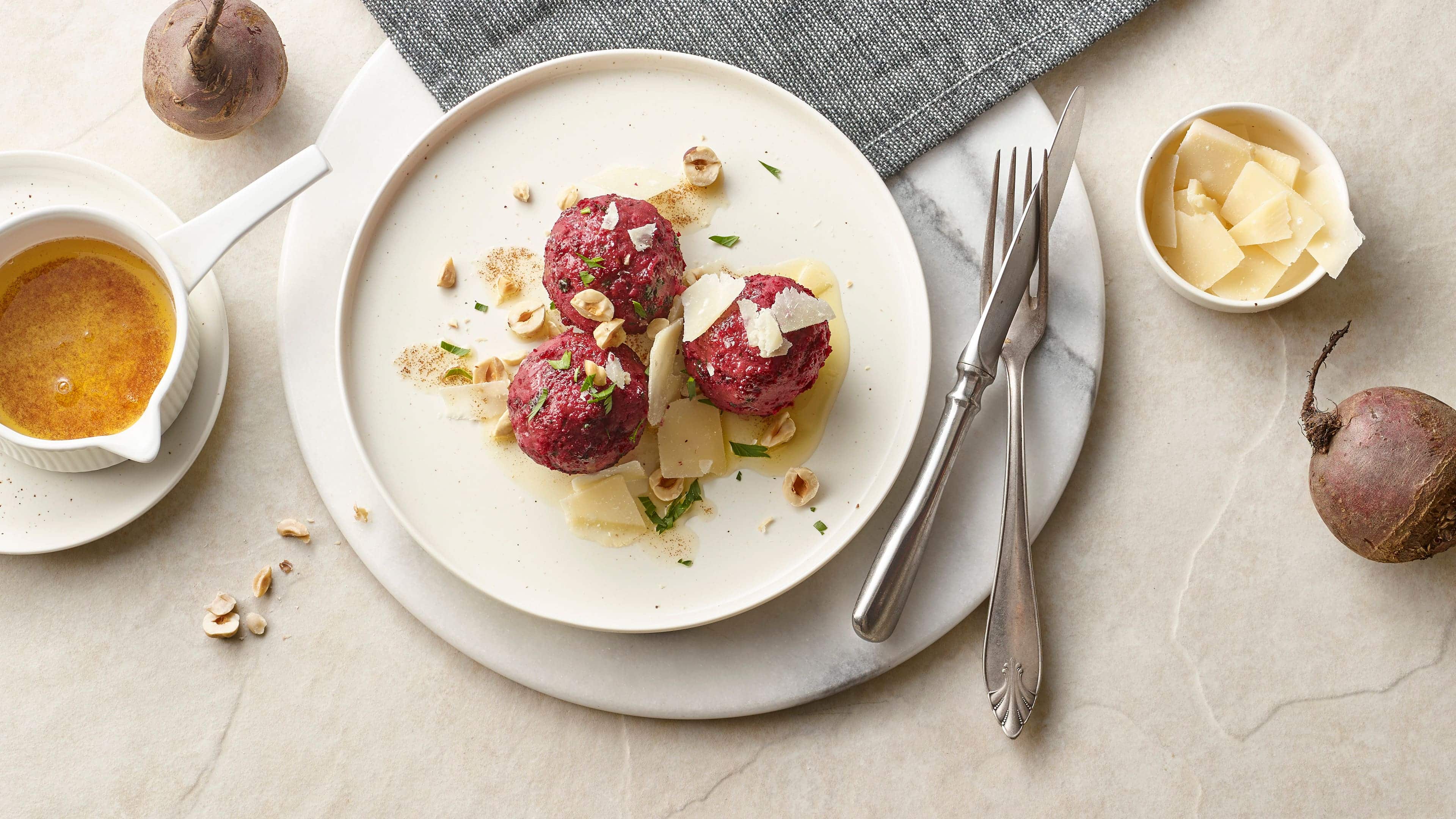 Rote Bete Knödel Rote Bete Knödel