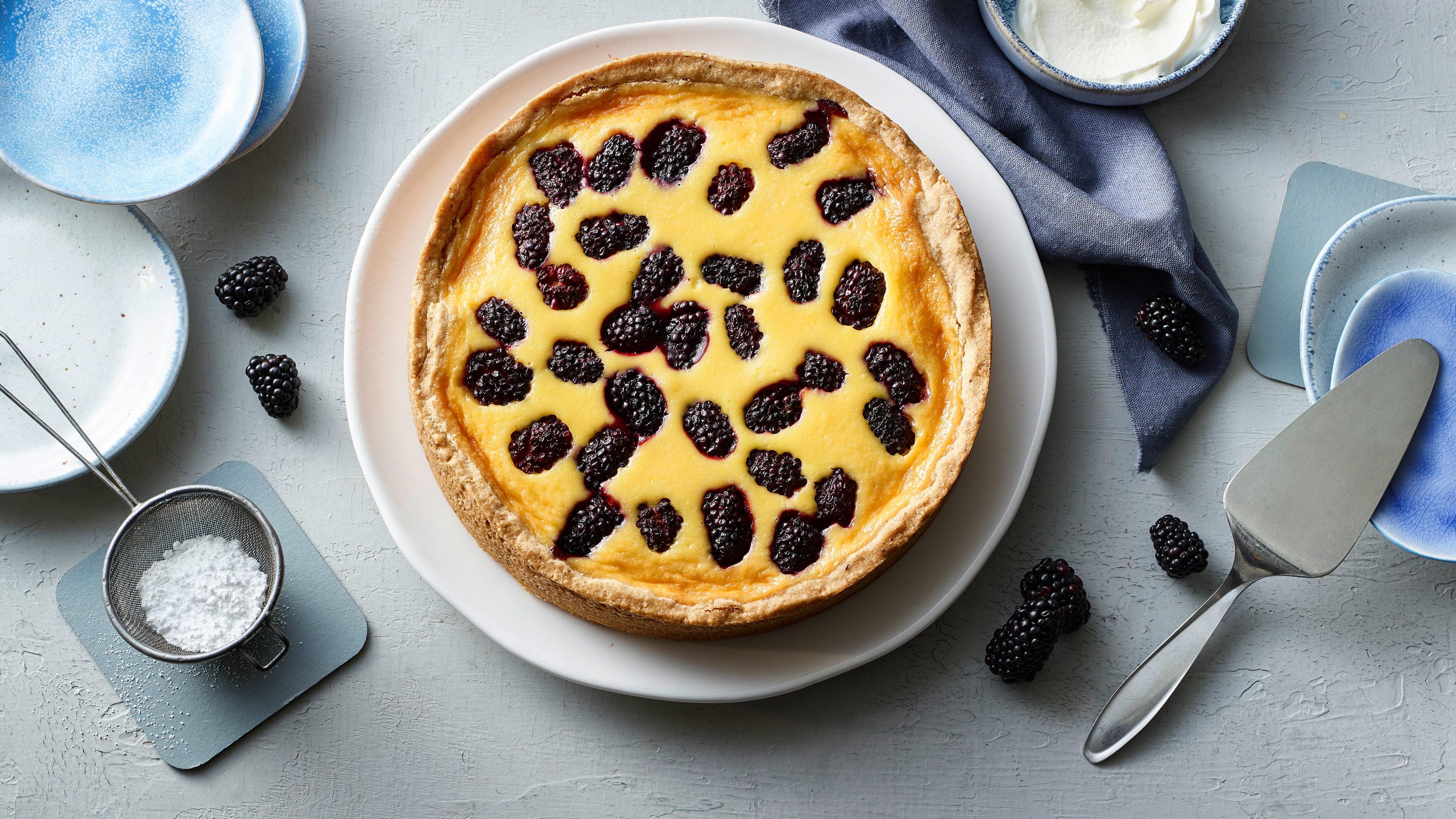 Brombeerkuchen mit Schmand Brombeerkuchen mit Schmand